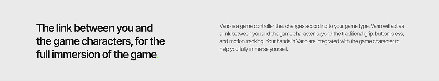 rocker，controller，immersive ，Sense of experience，