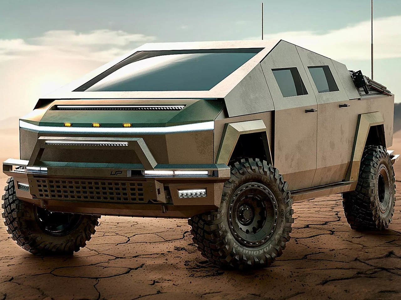 Tesla，Armageddon，bulletproof car，Off-road vehicle，refit，