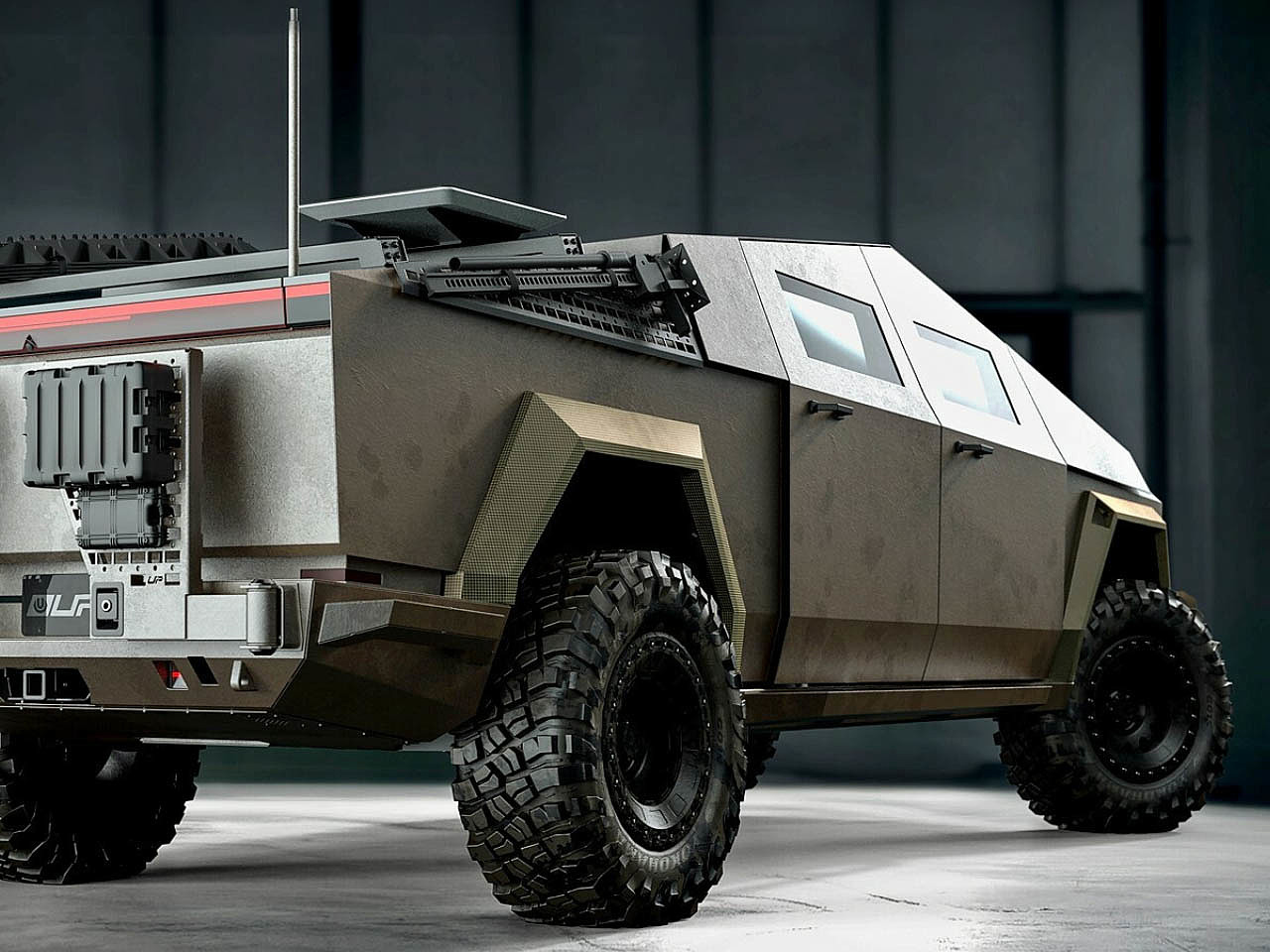 Tesla，Armageddon，bulletproof car，Off-road vehicle，refit，