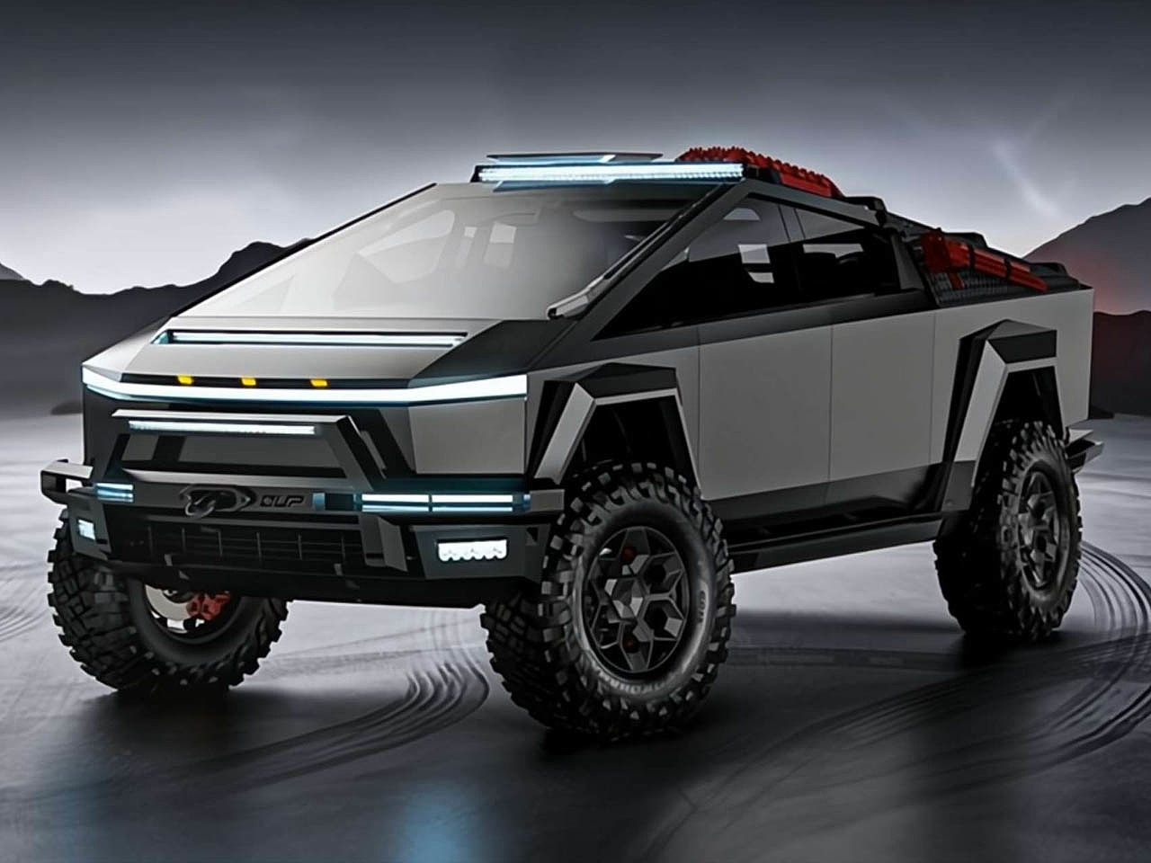 Tesla，Armageddon，bulletproof car，Off-road vehicle，refit，