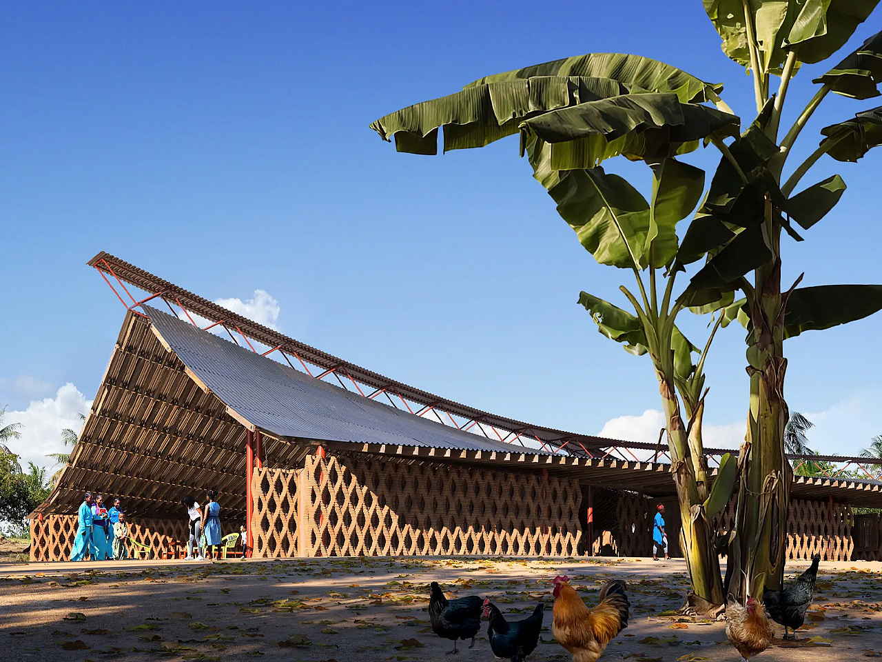 Hope Village Community，Metal，Tanzania，environment protection，Sustainable Building，