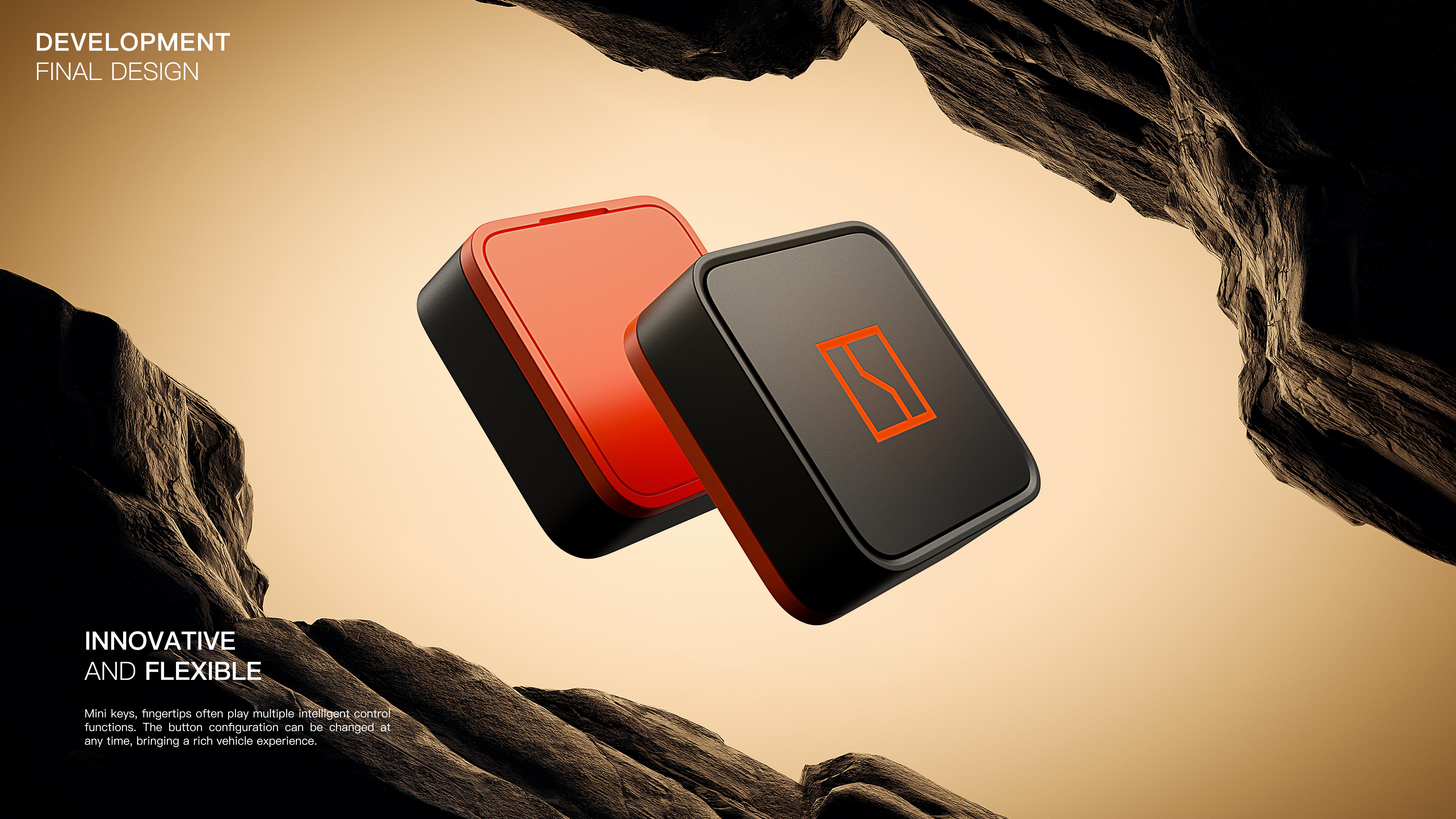 extremely krypton，Extremely Krypton Sticker，Vehicle products，vehicle，industrial design，product design，sample reels，Bluetooth button，