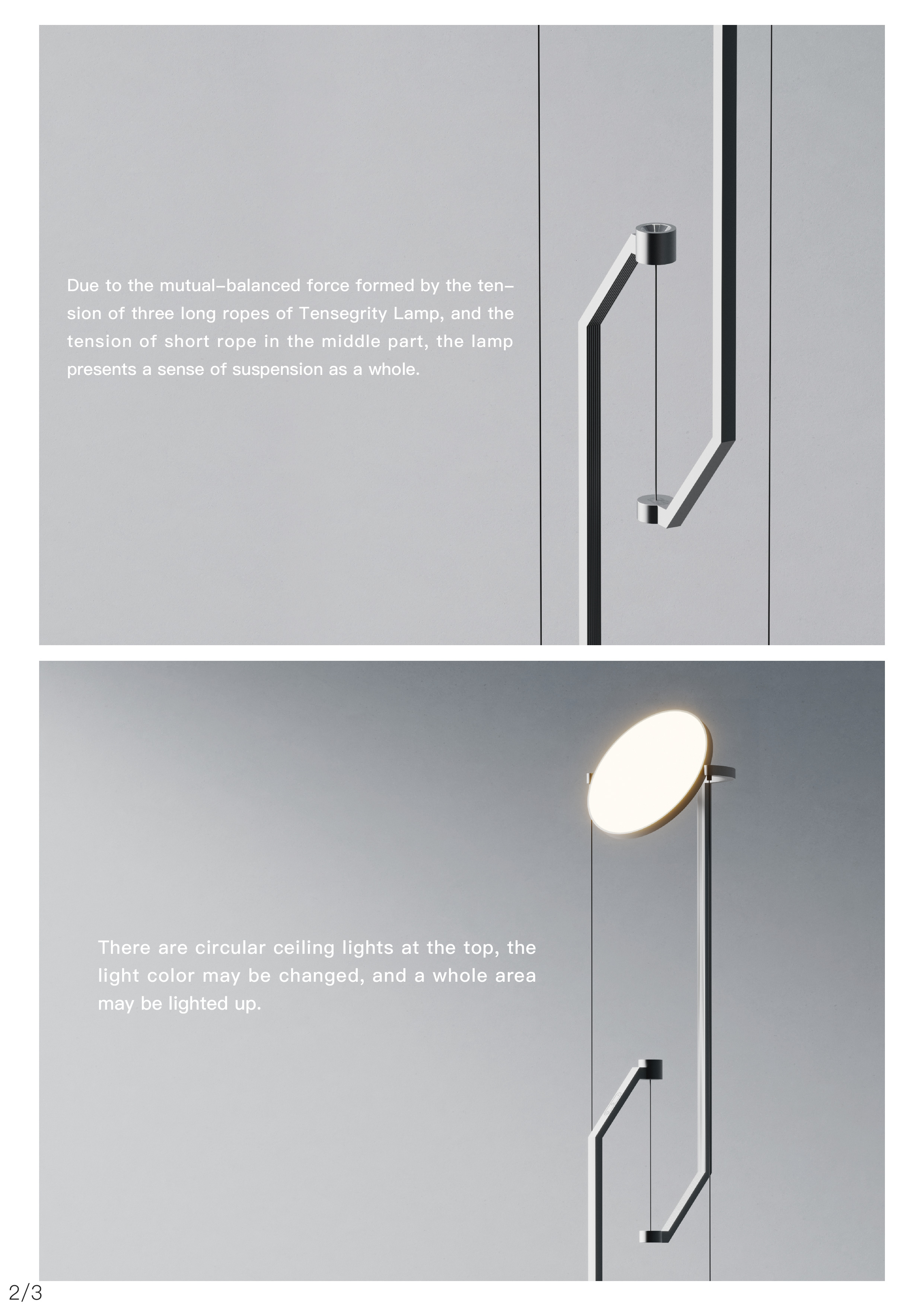 Lamp design，NAME，SANDSIGN，HENGPRO，HENG，Balance lamp，Floor Lamp，Tensioned overall structure，