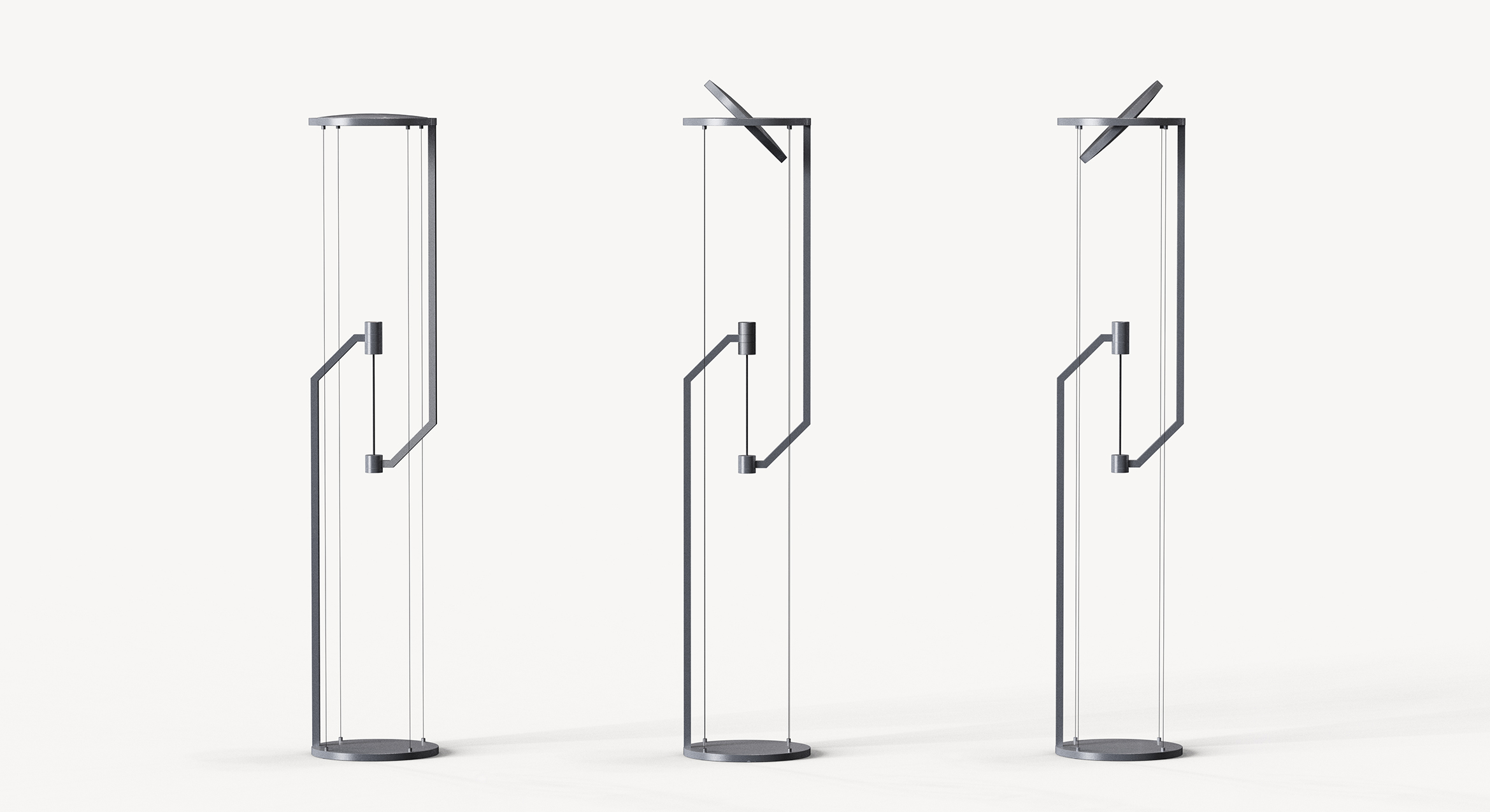 Lamp design，NAME，SANDSIGN，HENGPRO，HENG，Balance lamp，Floor Lamp，Tensioned overall structure，