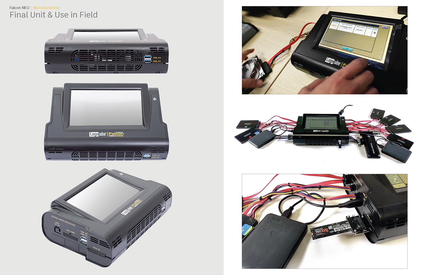 Logicube Falcon，NEO，Digital Forensics，Document Analysis，Industrial Testing，
