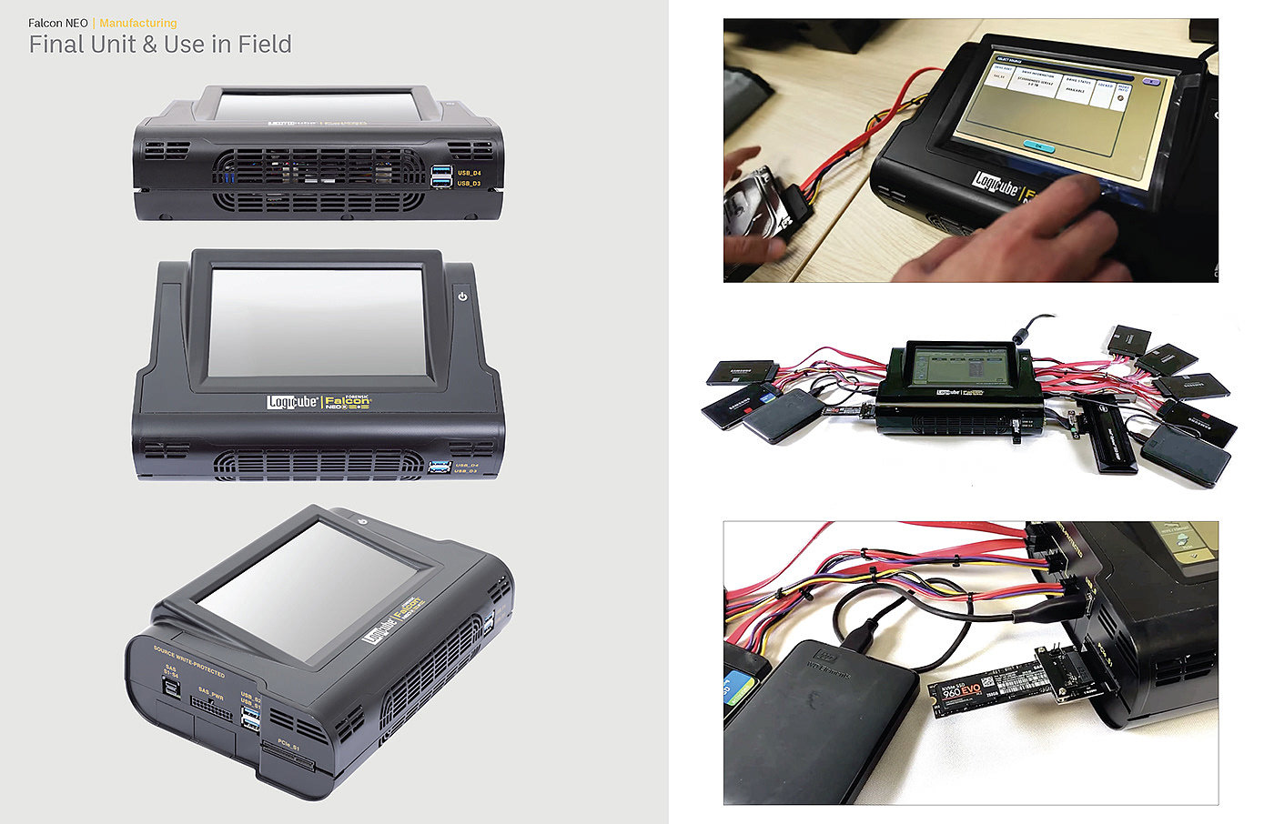 Logicube Falcon，NEO，Digital Forensics，Document Analysis，Industrial Testing，