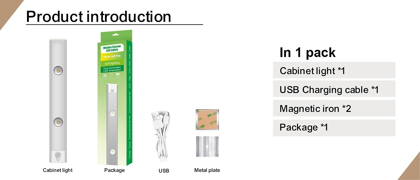 Induction lamp，Night light，Human body induction lamp，Cabinet lamp，Dormitory night light，