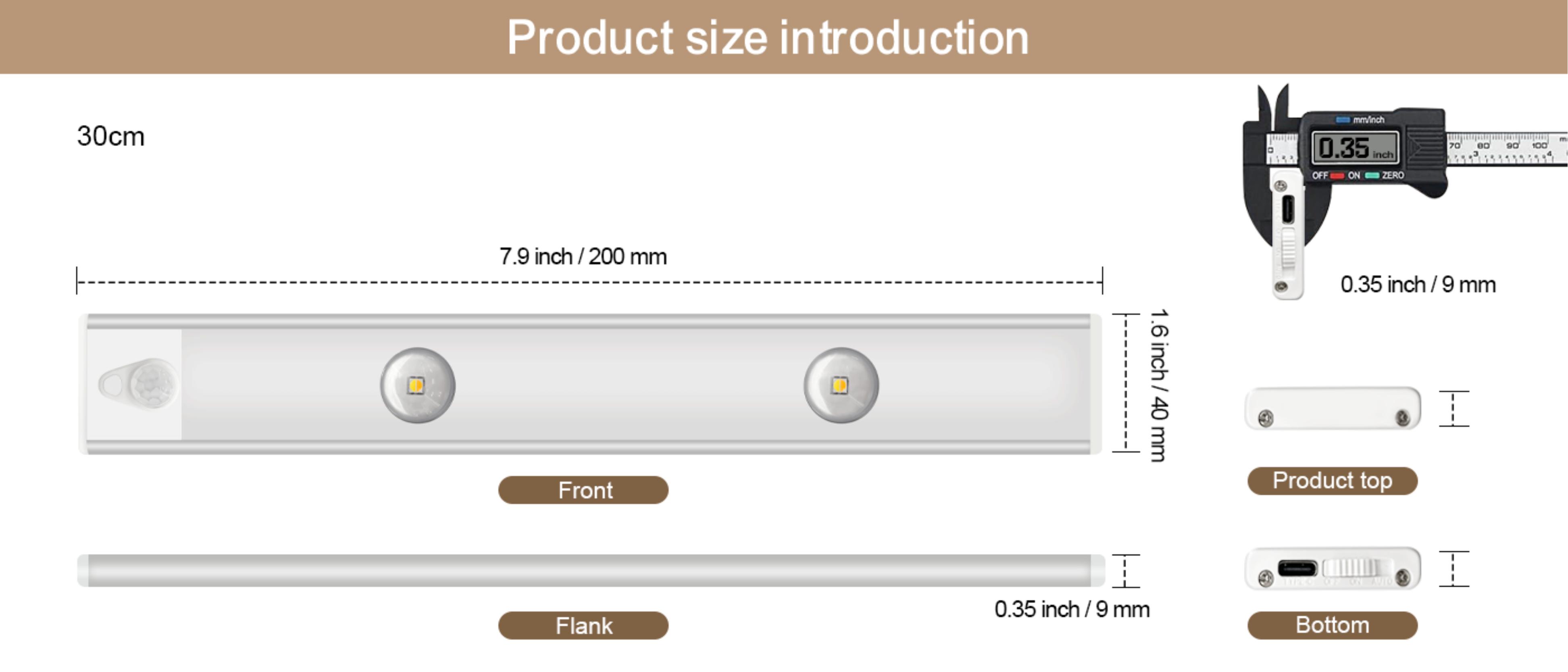 Induction lamp，Night light，Human body induction lamp，Cabinet lamp，Dormitory night light，