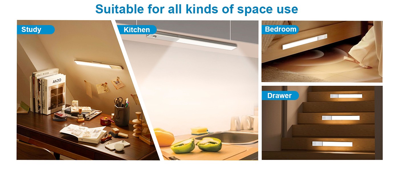 Induction lamp，Cabinet lamp，Human body induction lamp，Reading lamp，Night light，Dormitory night light，