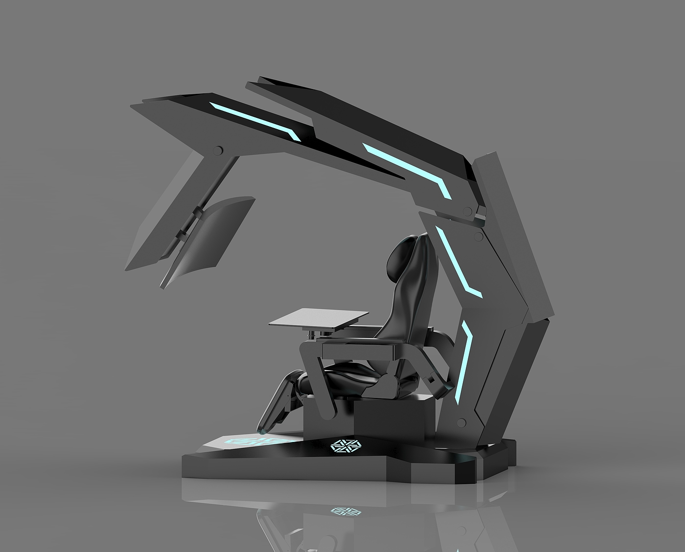 industrial design，E-sports chair，Mechanics，hardliner，sheet metal，