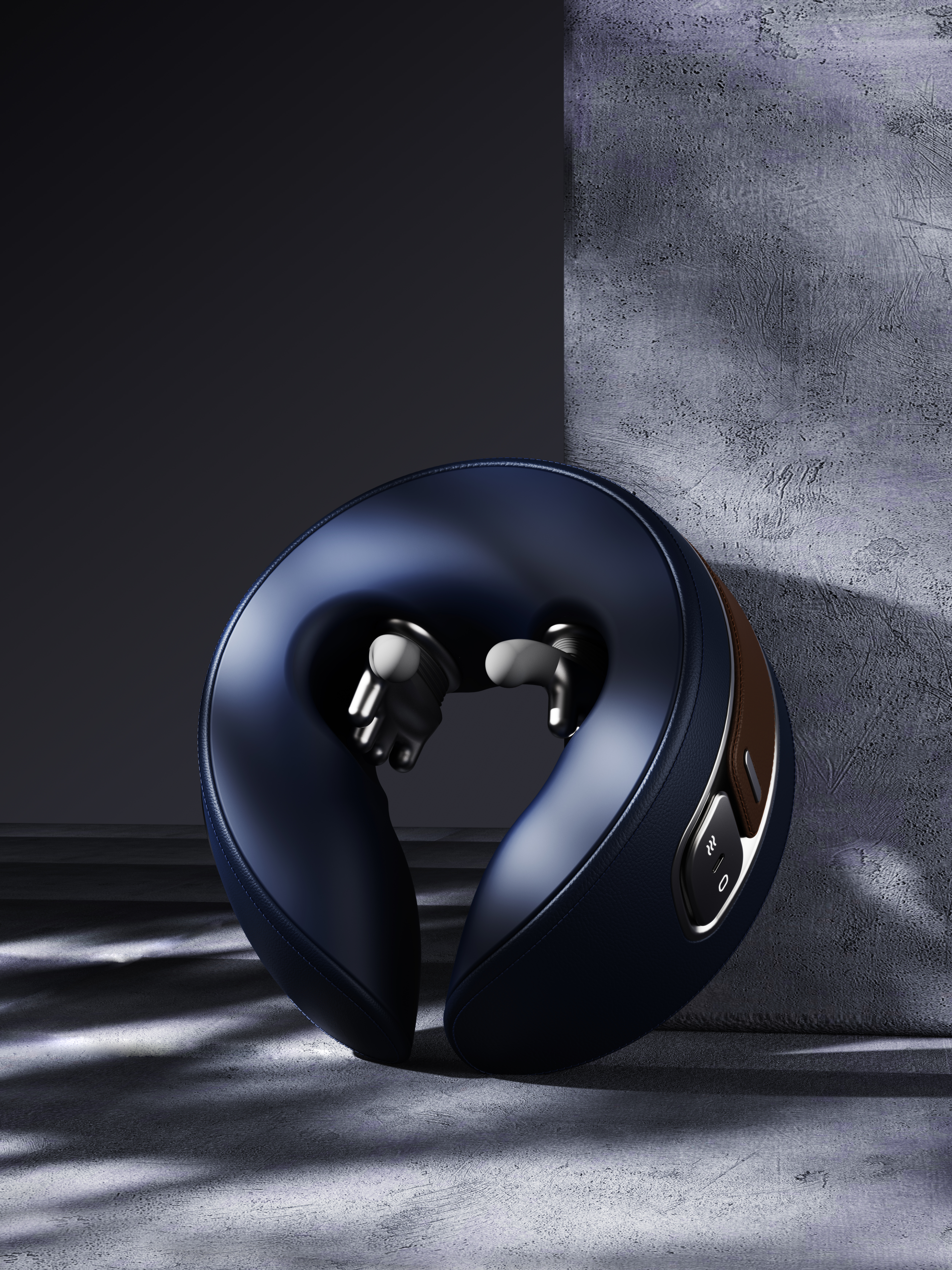 Massage pillow，U-shaped pillow，Personal care，massage，Cervical massage，pillow，product design，industrial design，