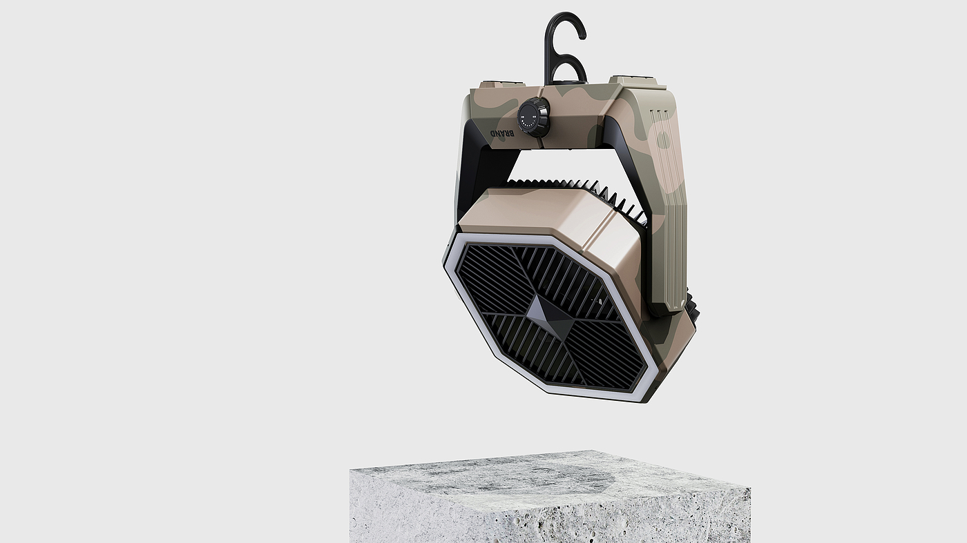product design，Fan，Camping Fan，Camping lamp，Camping light fan，