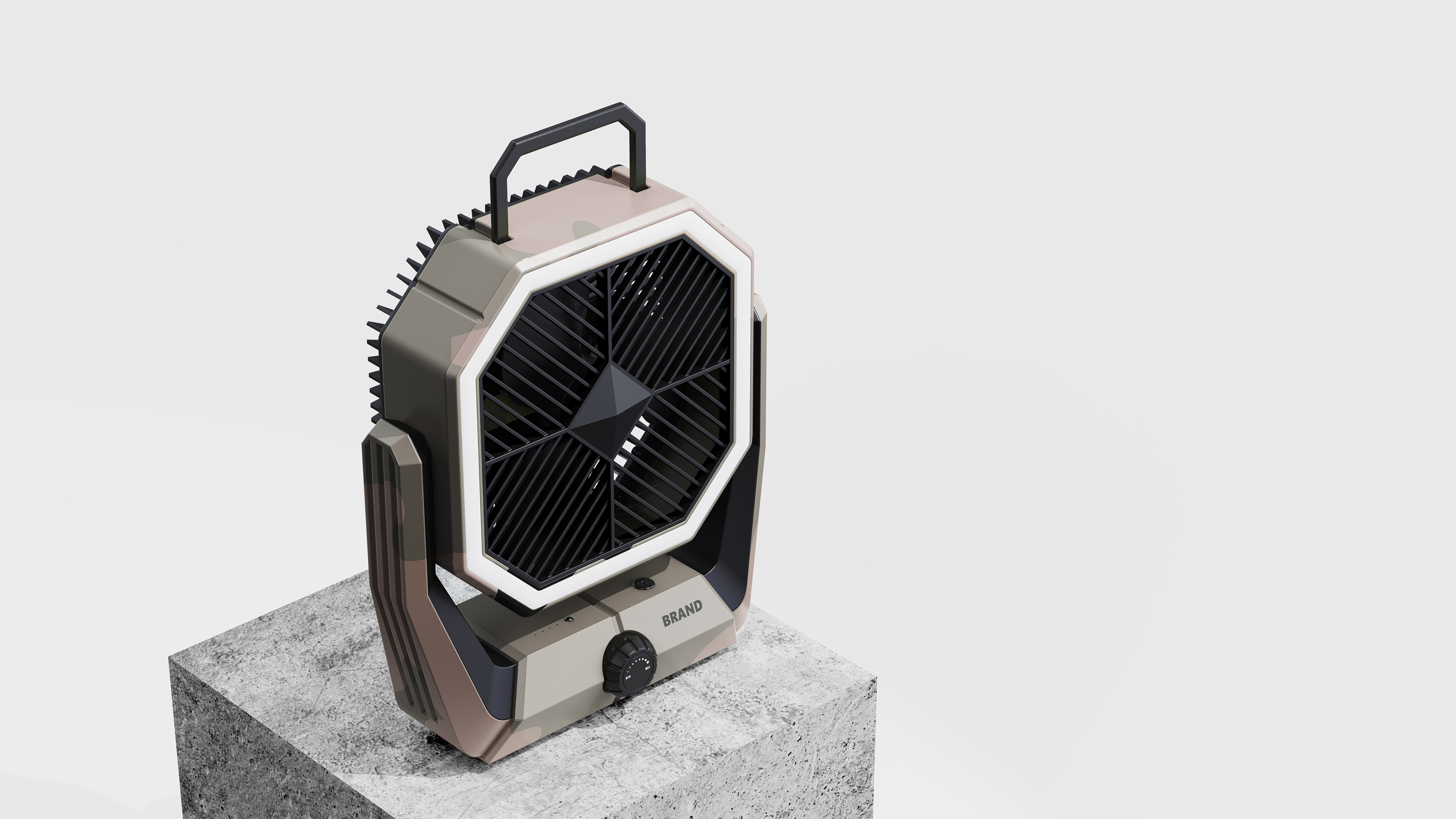 product design，Fan，Camping Fan，Camping lamp，Camping light fan，