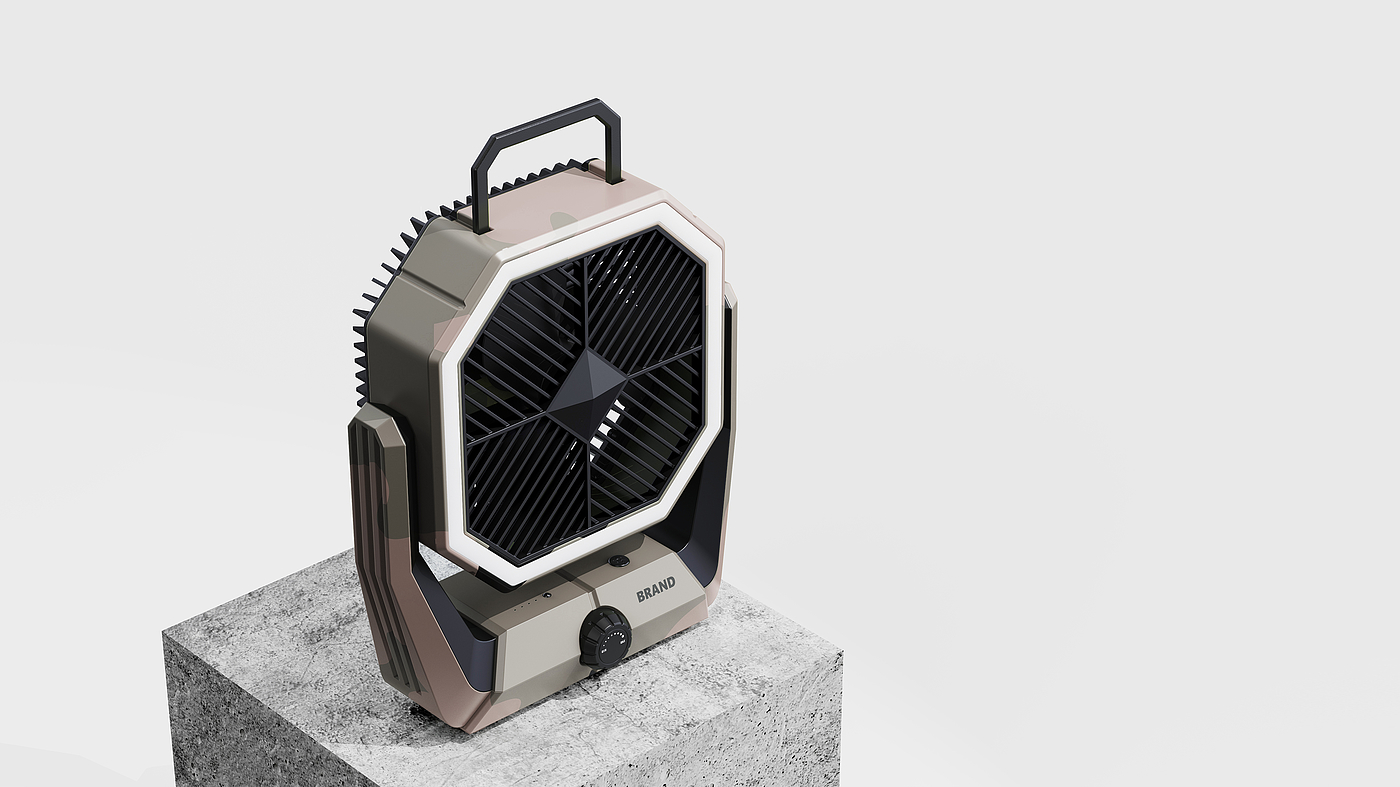 product design，Fan，Camping Fan，Camping lamp，Camping light fan，