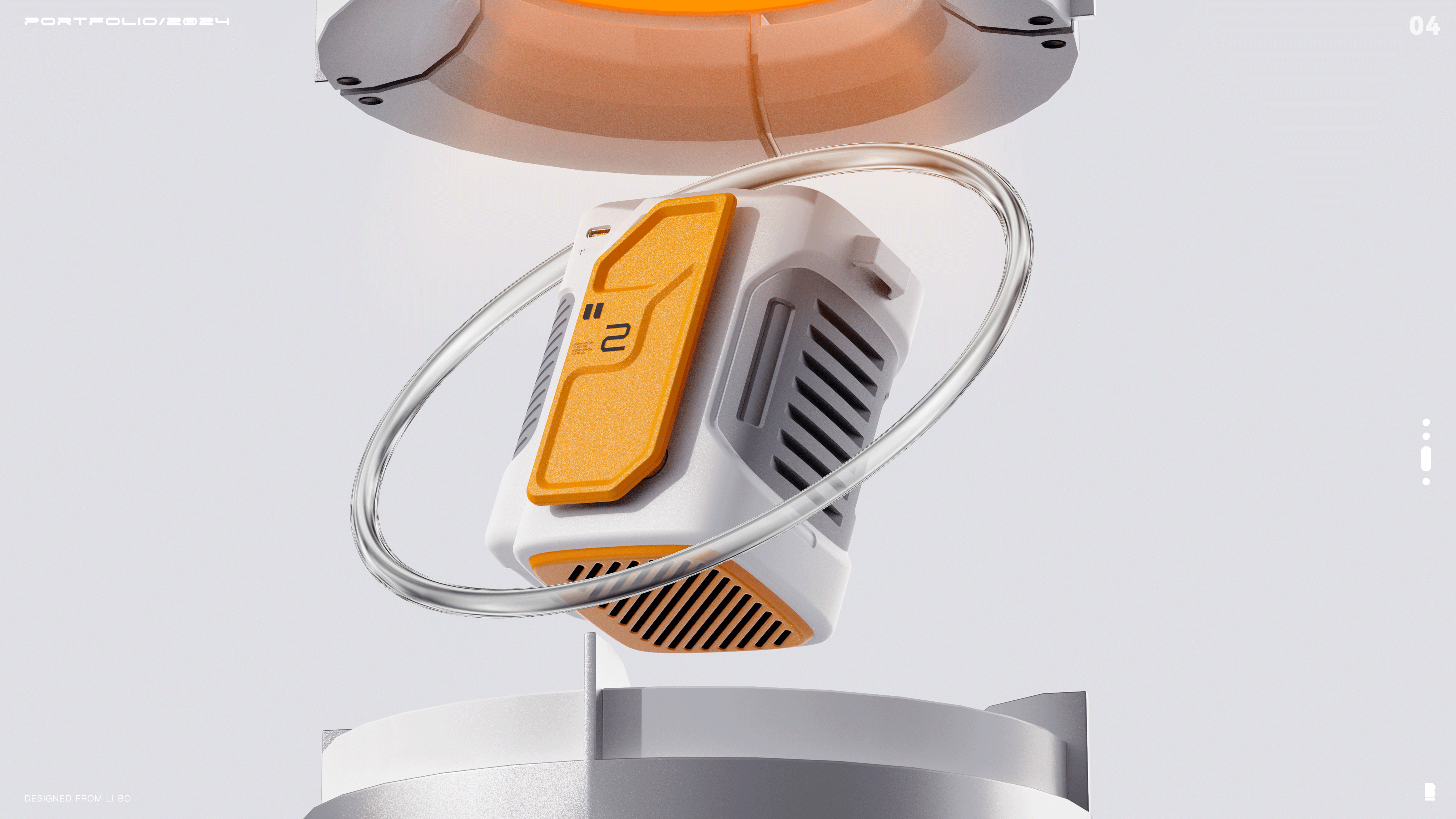 Mecha，Outdoor style，Hanging waist fan，portable battery，Trend decoration，be younger，