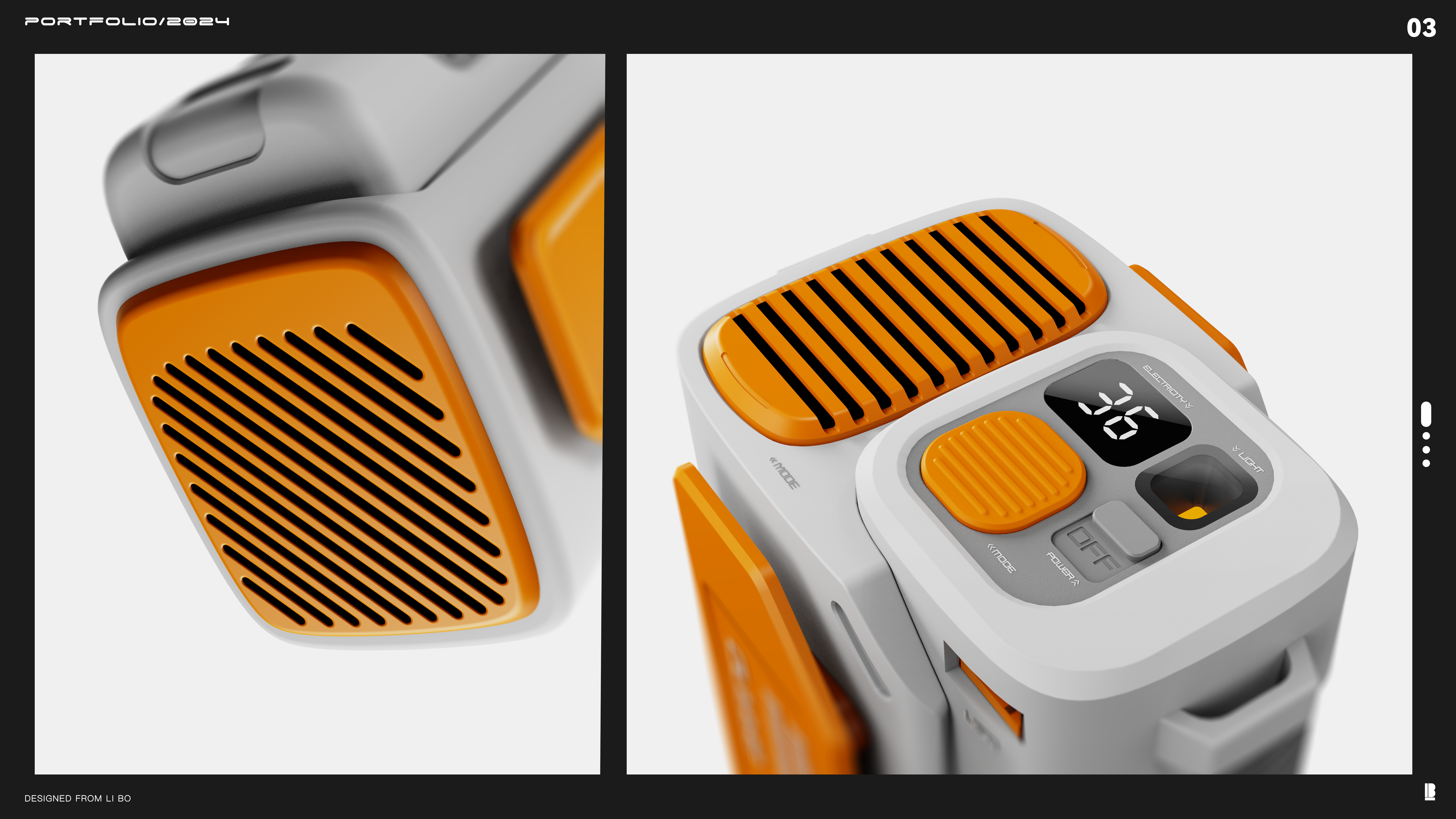 Mecha，Outdoor style，Hanging waist fan，portable battery，Trend decoration，be younger，