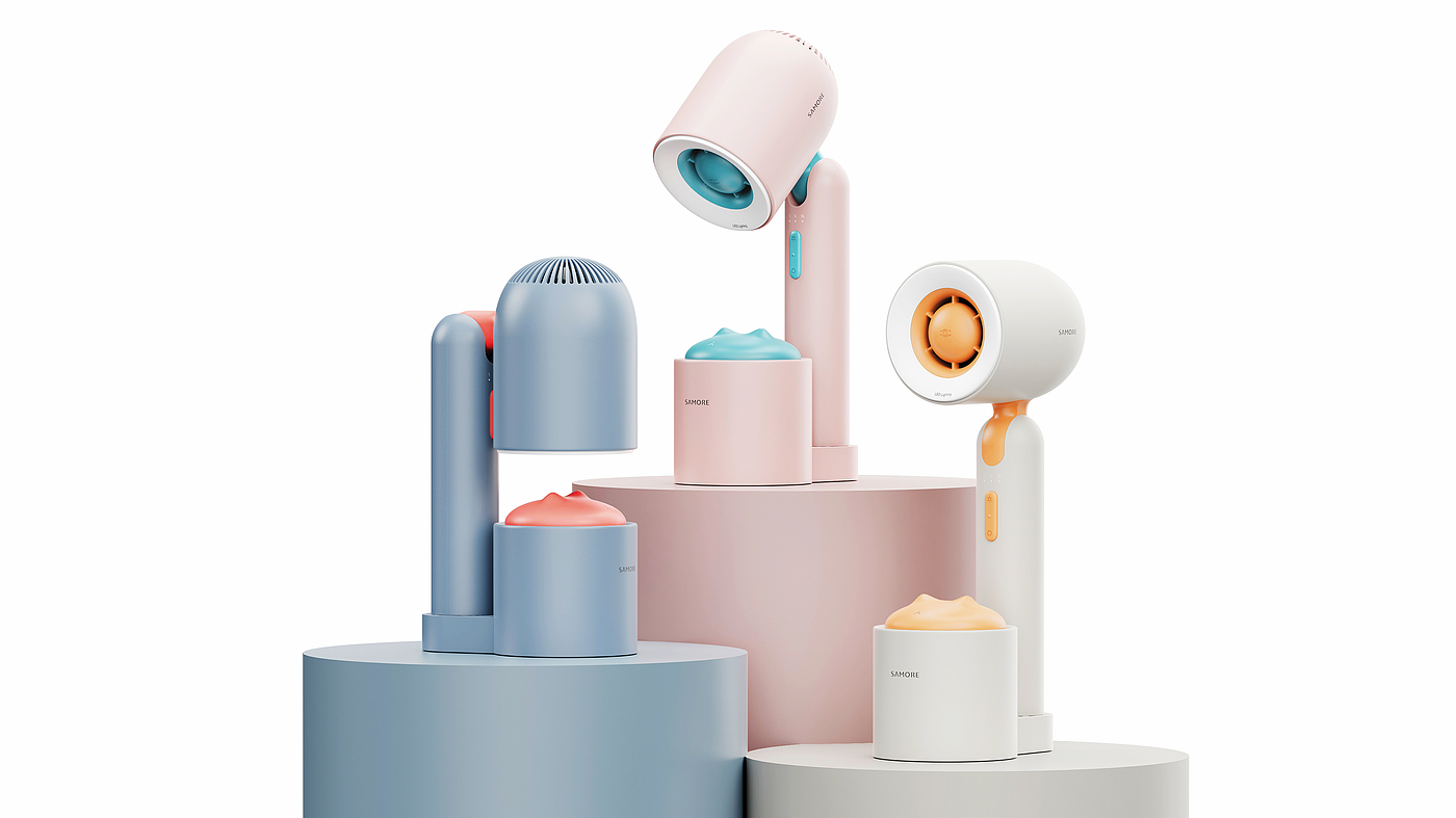 product design，Baby products，hair drier，Baby hair dryer，Wireless hair dryer，