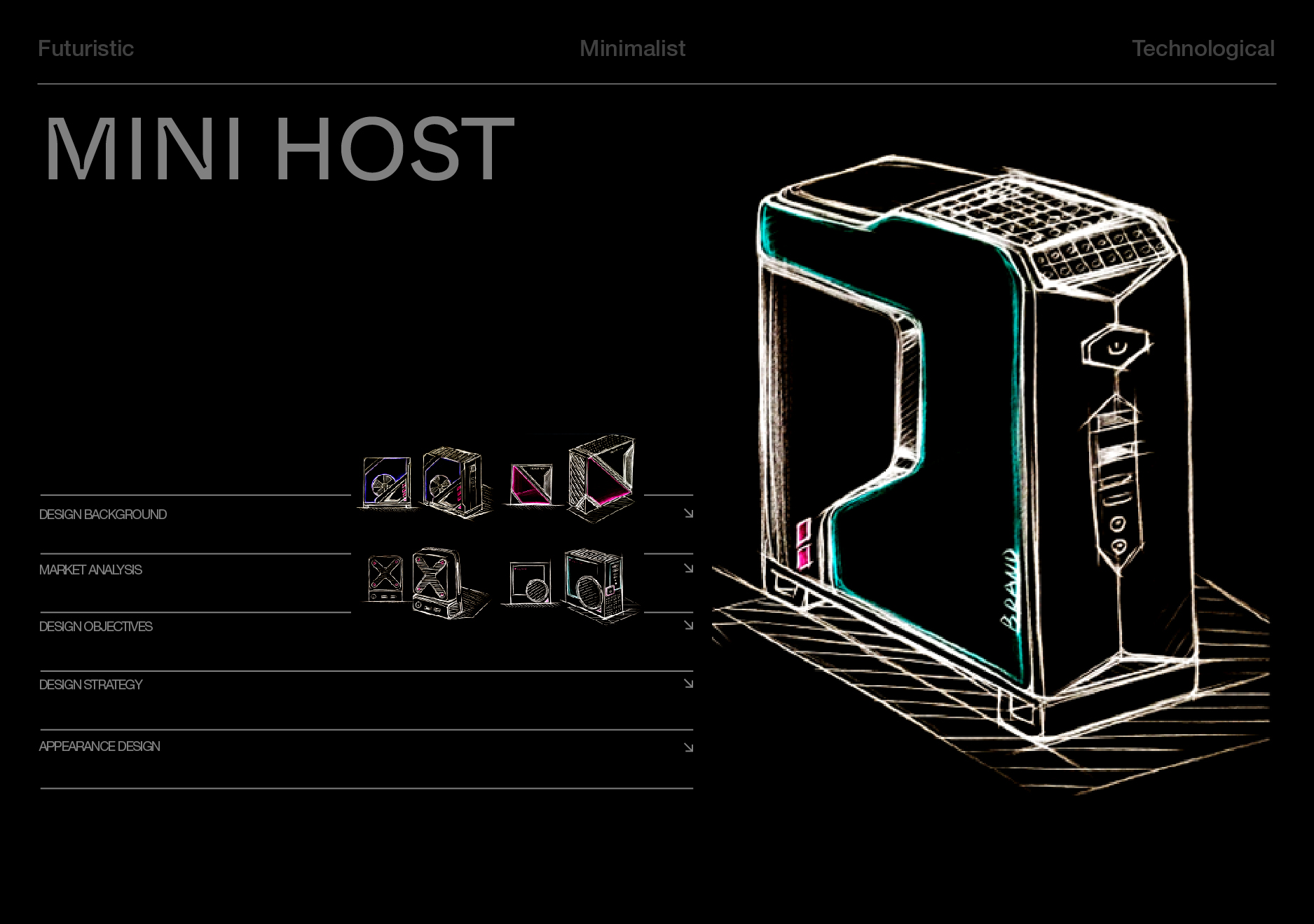 host，Mini host，Electronics，