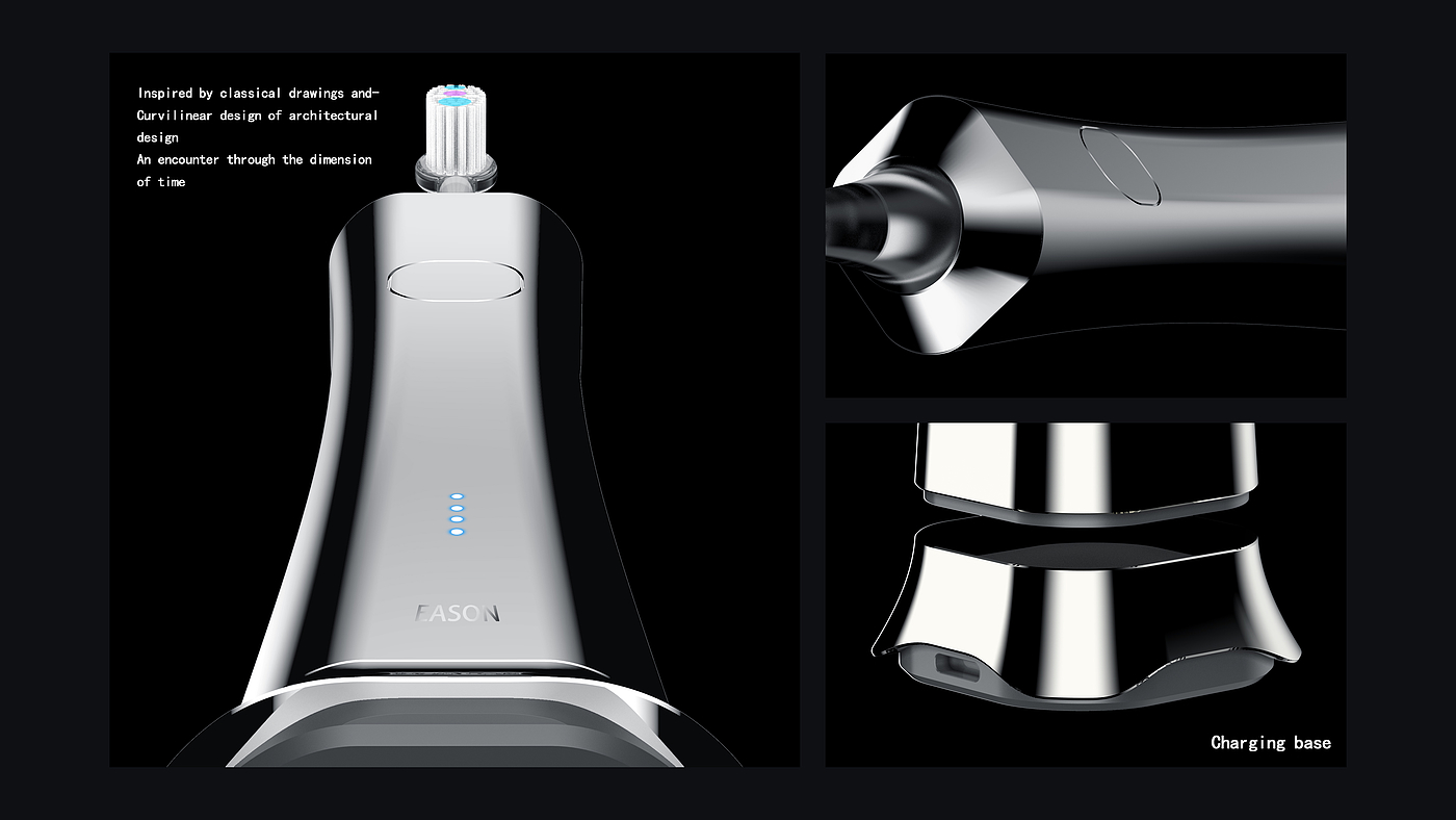 Electric toothbrush，product design，Tooth cleaning，