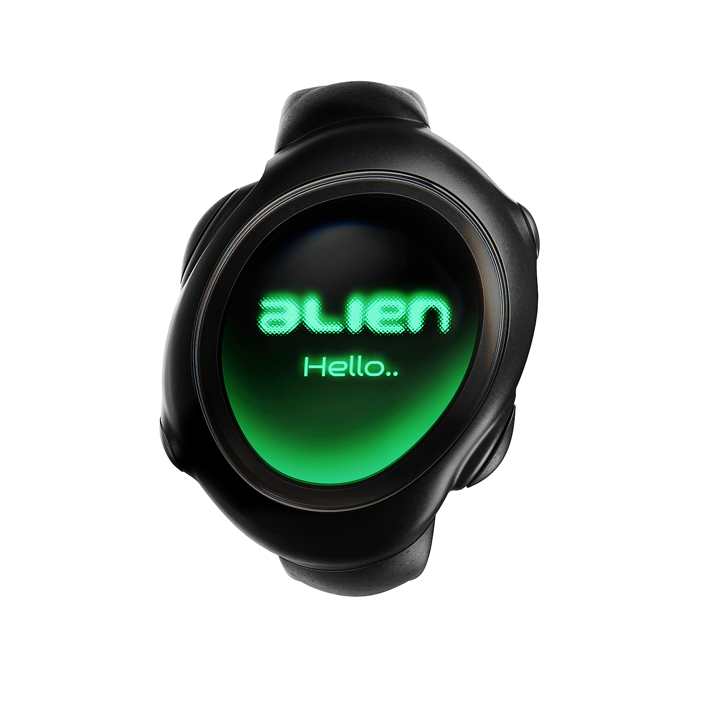 Wrist watch，Punk，Space，Alien，Intelligent device，