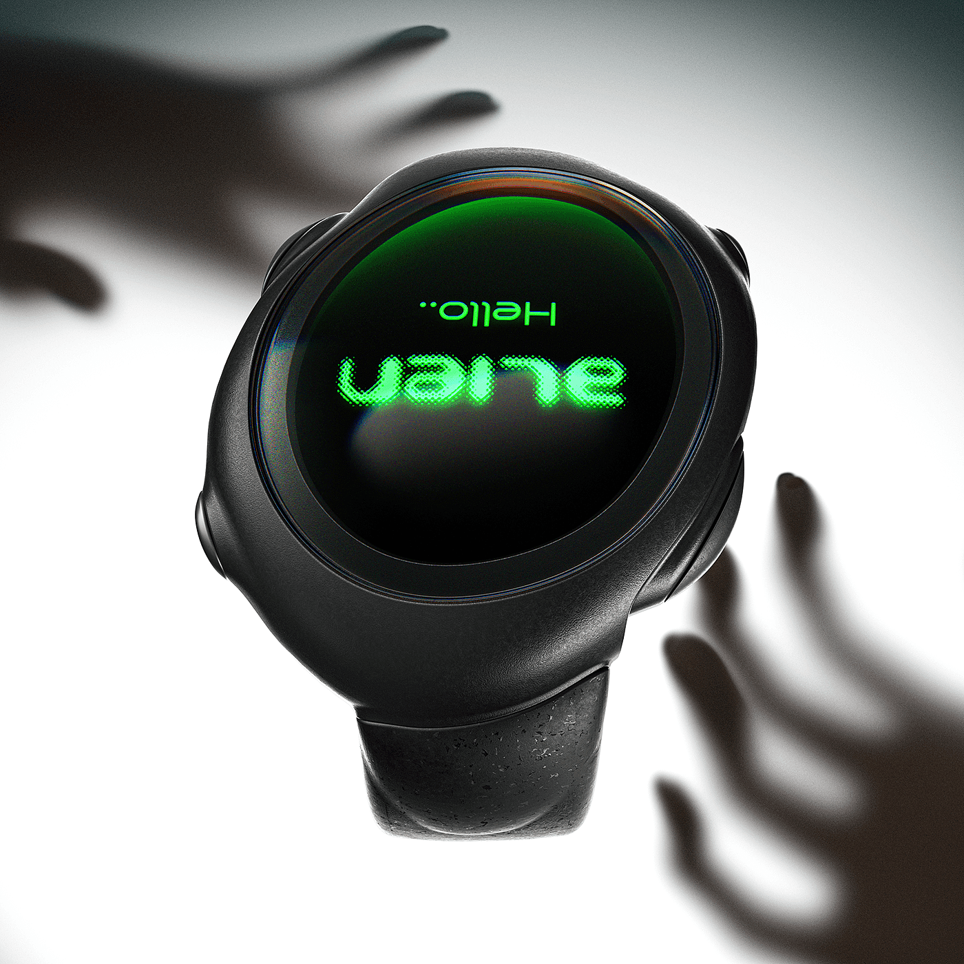 Wrist watch，Punk，Space，Alien，Intelligent device，