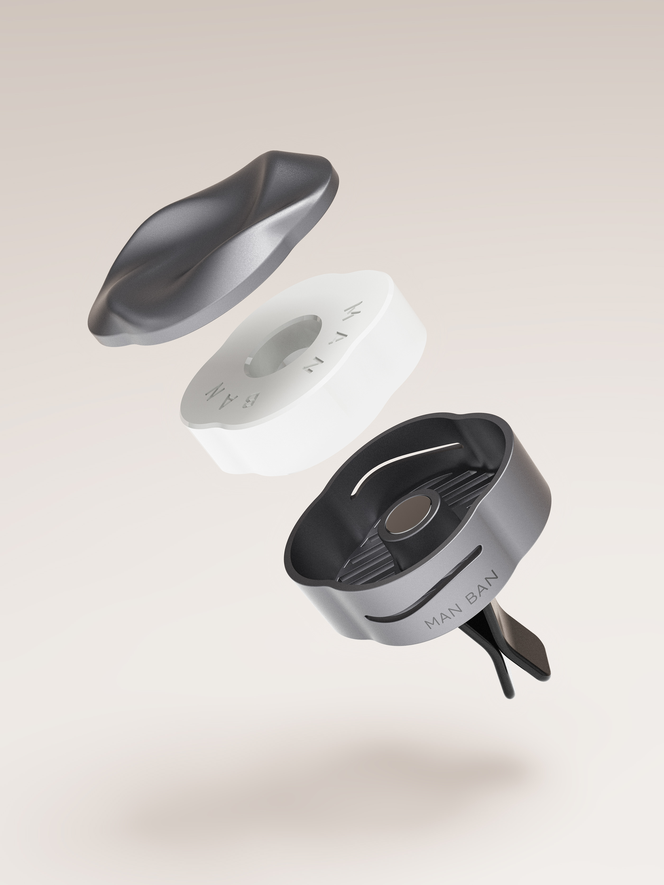 Slow with four seasons car fragrance，Zero-to-One Design，Vehicle fragrance，industrial design，product design，