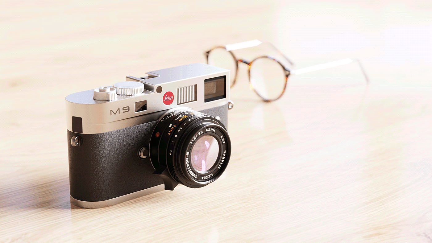 industrial design，keyshot，visual effect，Leica M9，