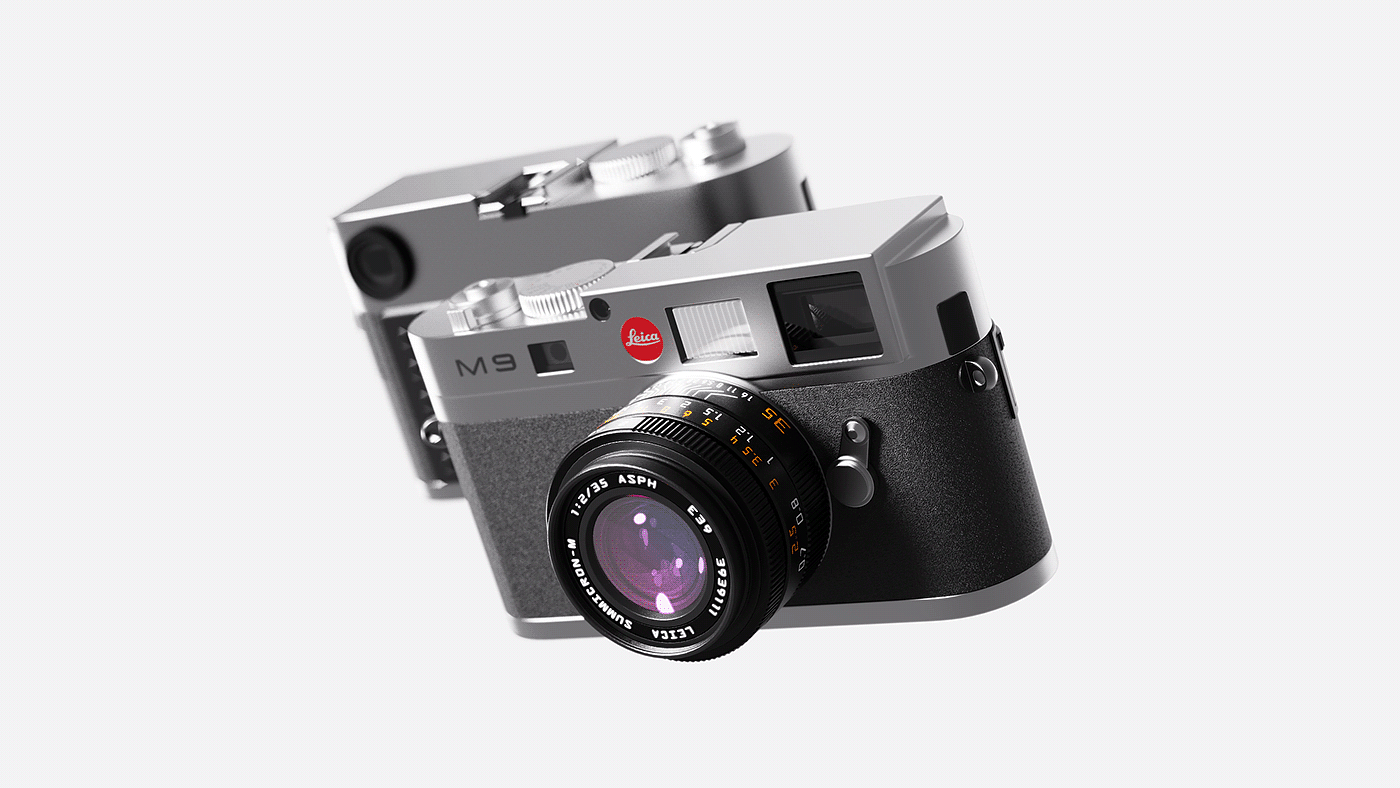 industrial design，keyshot，visual effect，Leica M9，