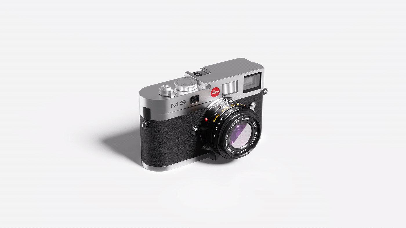 industrial design，keyshot，visual effect，Leica M9，