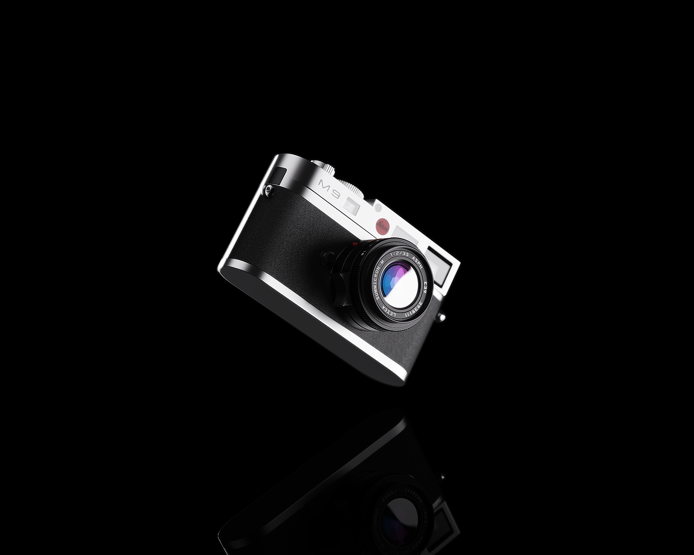 industrial design，keyshot，visual effect，Leica M9，