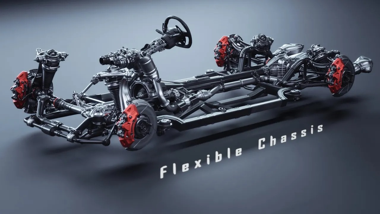 flexible chassis，Flexible，assemble，automobile，