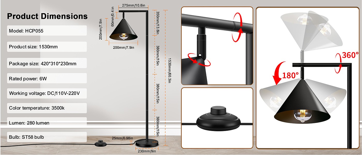 Floor lamp，Cross-border，Atmosphere lamp，New products，Source factory，