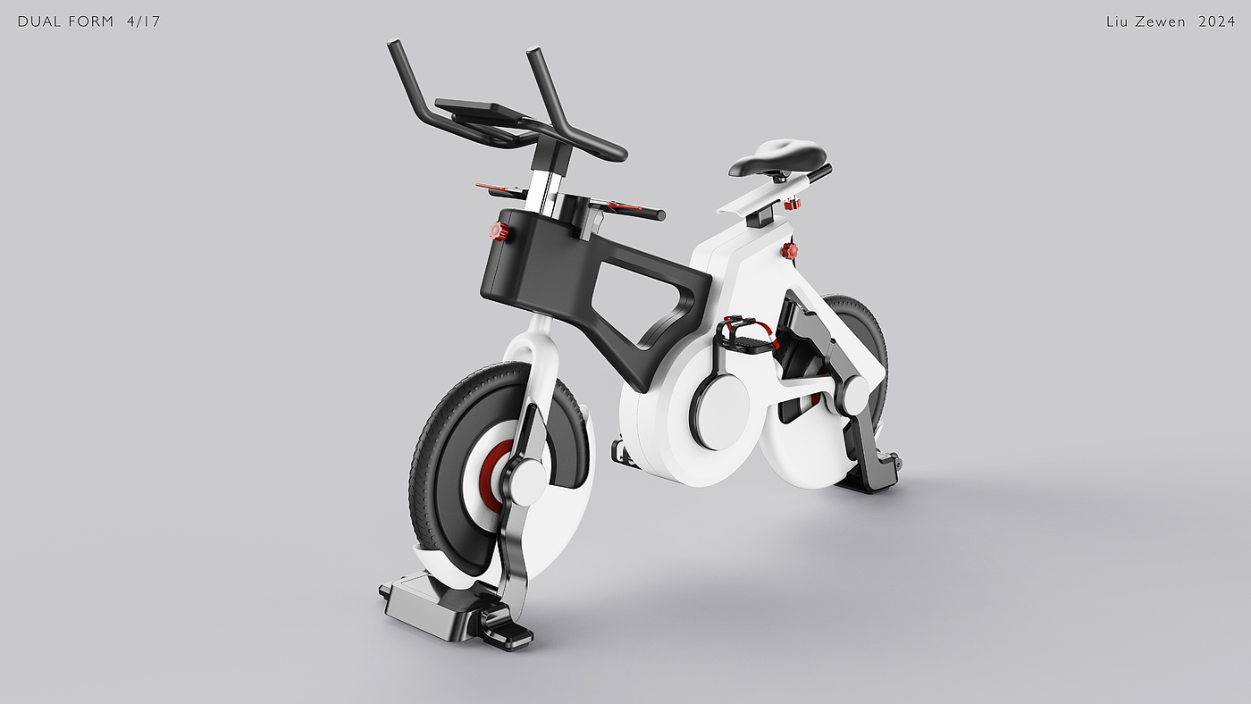 Spinning bike，Scooter，Bimorphic，switch，Utilization，