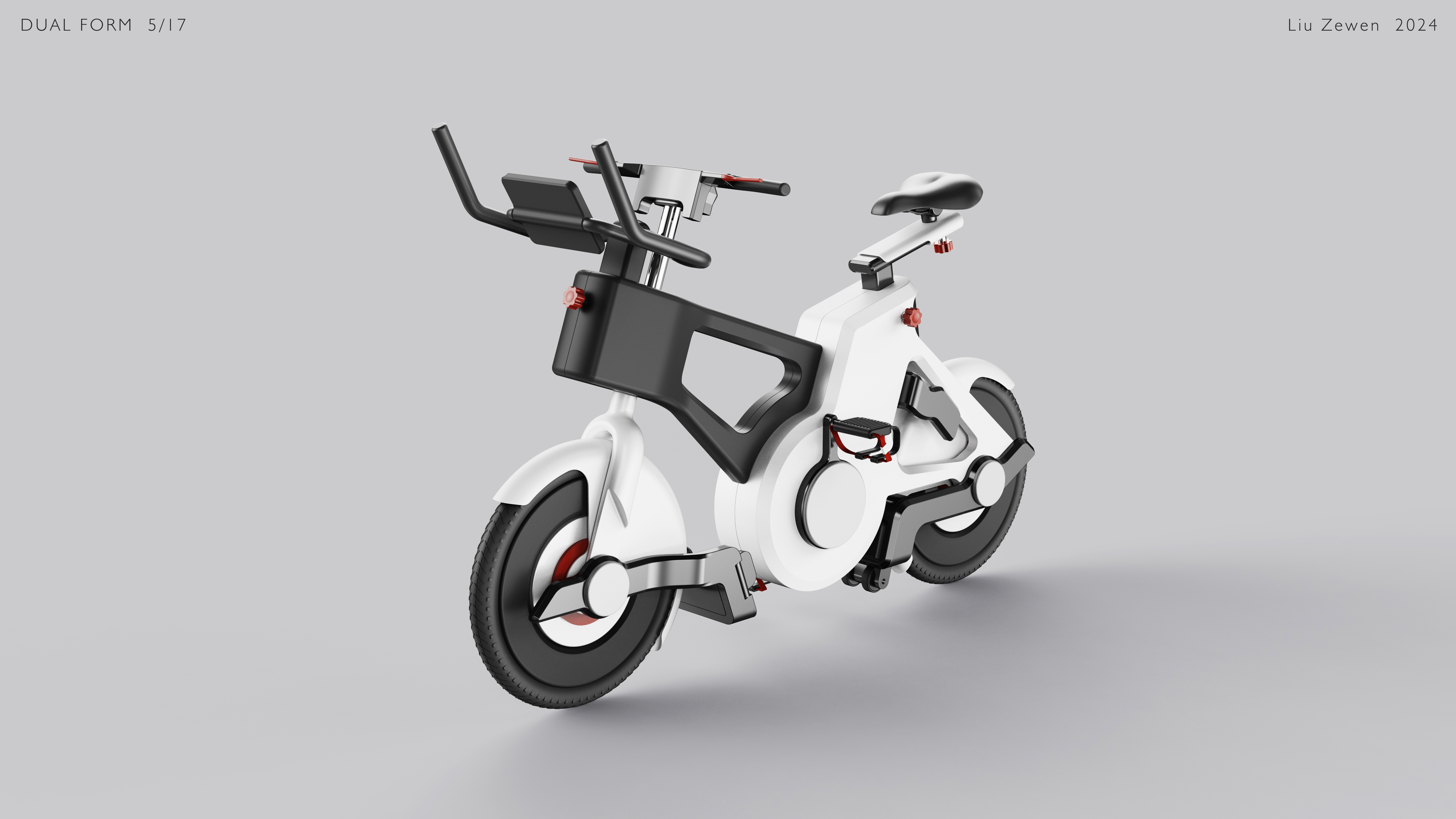 Spinning bike，Scooter，Bimorphic，switch，Utilization，