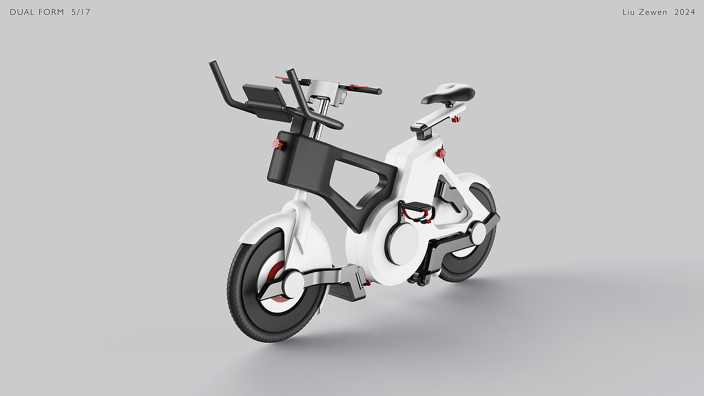 Spinning bike，Scooter，Bimorphic，switch，Utilization，