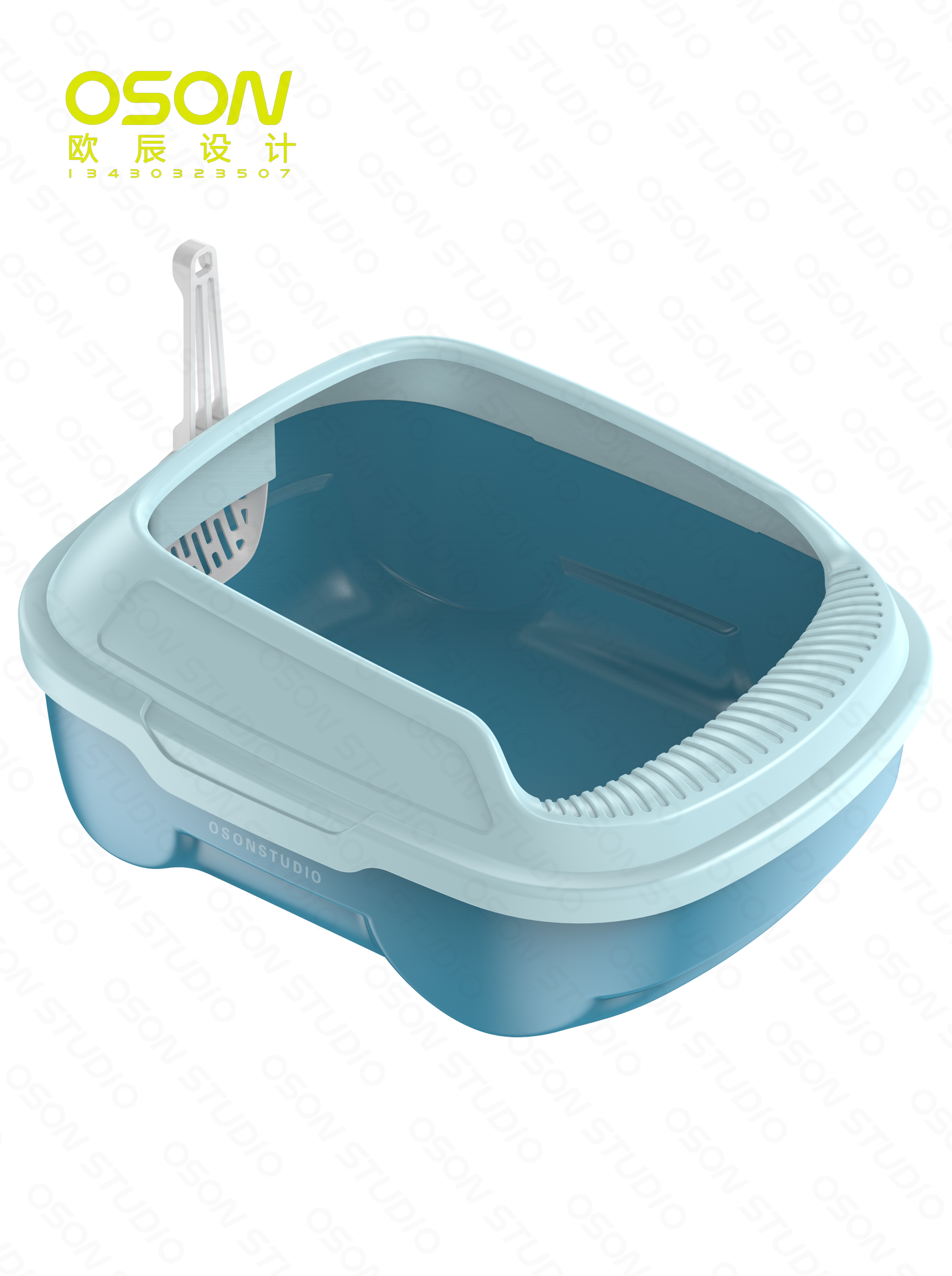 Litter Basin，Pet Supplies & Pet，Intelligent cat litter box，product design，industrial design，Ou Chen design，