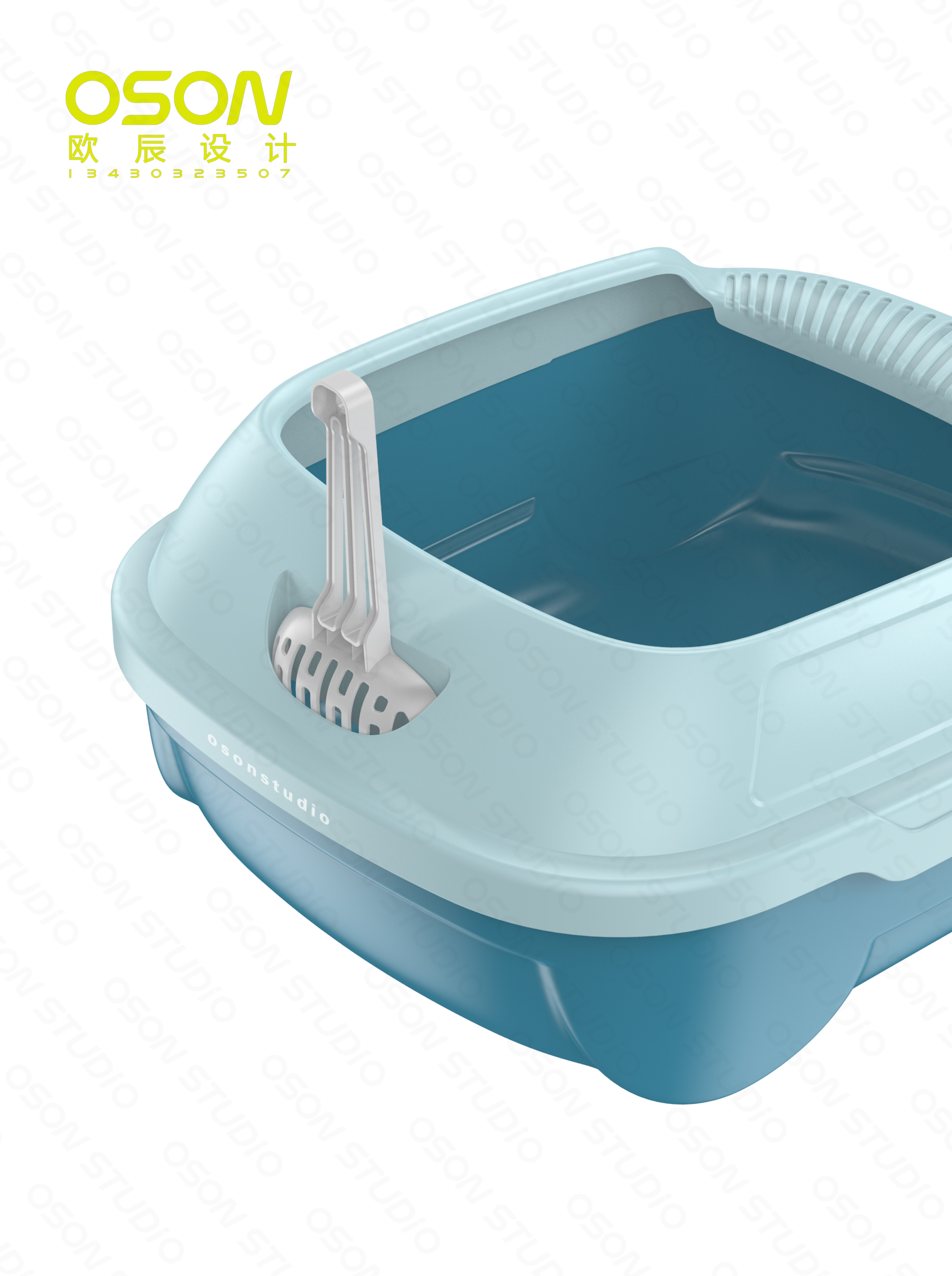 Litter Basin，Pet Supplies & Pet，Intelligent cat litter box，product design，industrial design，Ou Chen design，