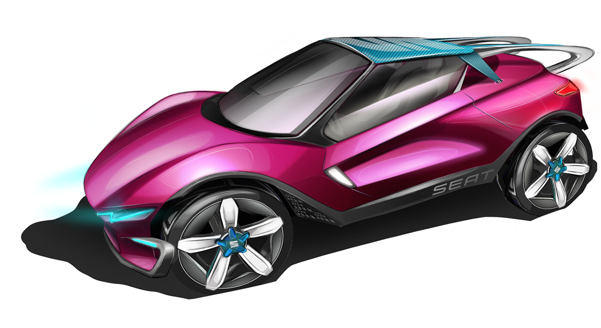 automobile，vehicle，Hand drawn，design sketch，sketch，