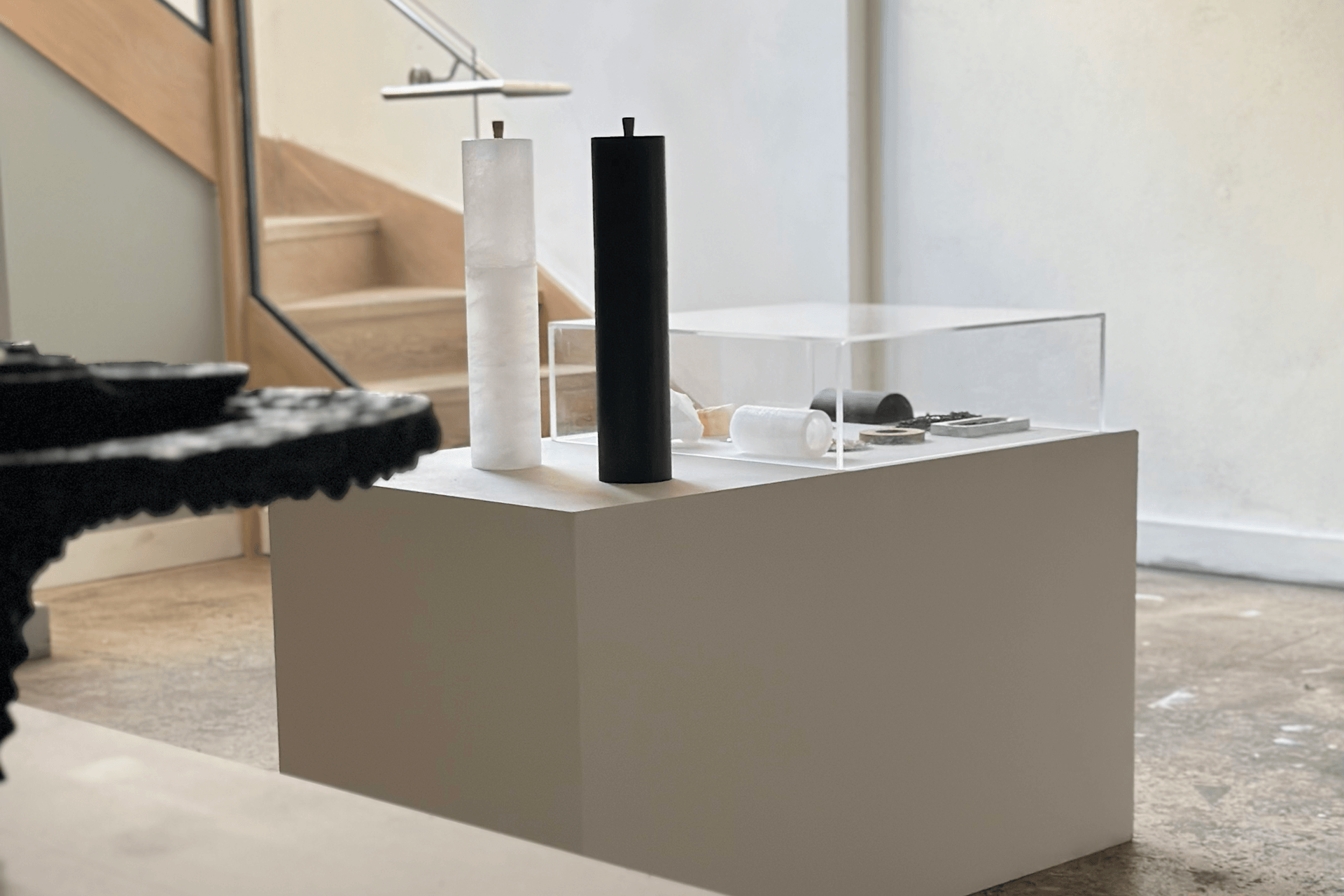 Grinder，black and white，Rock salt，black pepper，Sapelewood，