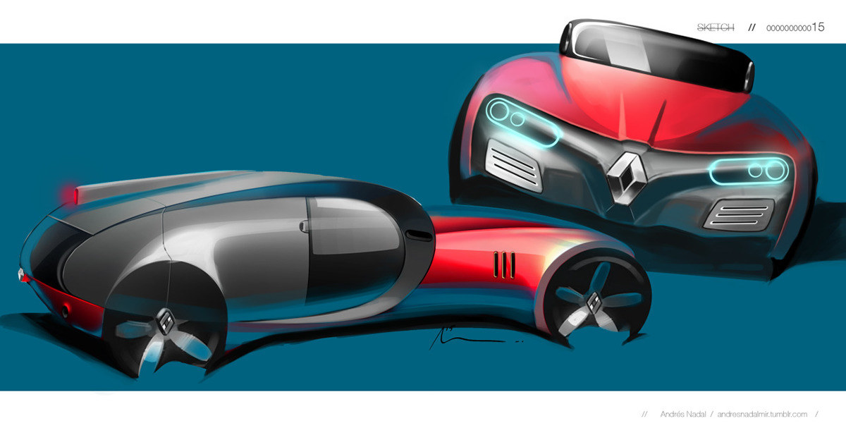 automobile，vehicle，Sports car，Hand drawn，design sketch，