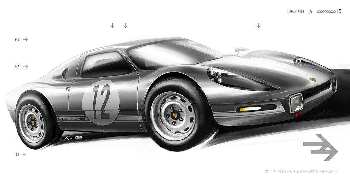 automobile，vehicle，Sports car，Hand drawn，design sketch，