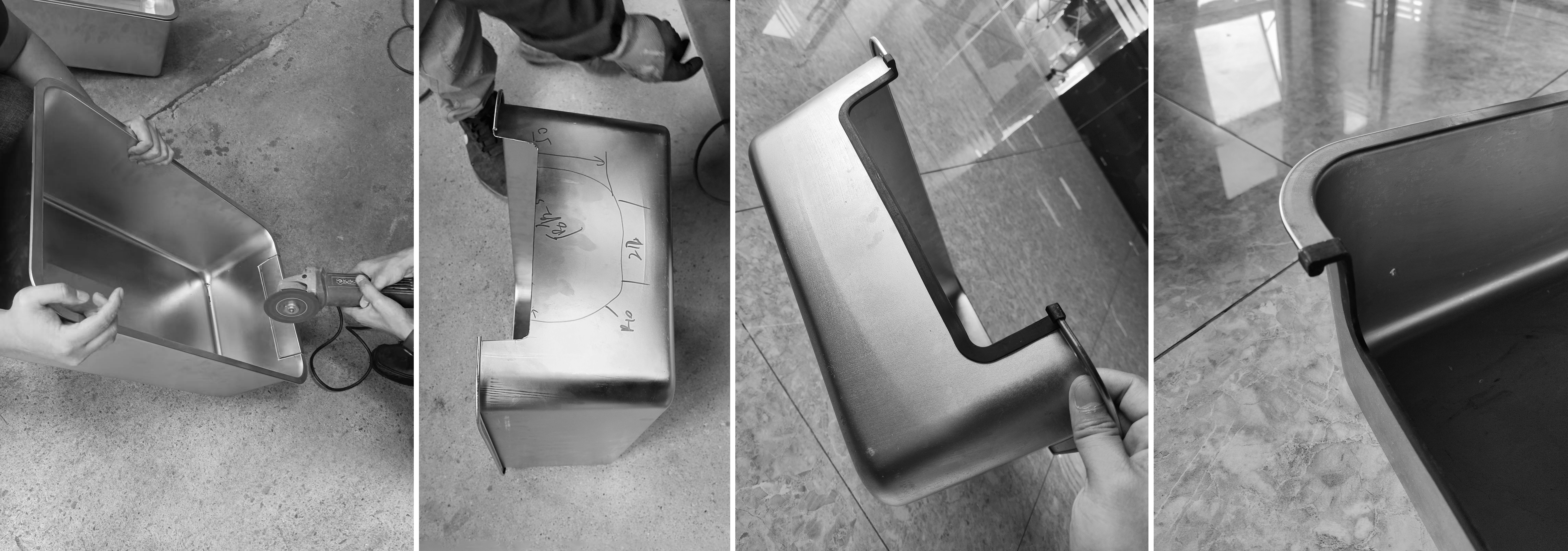 Cat litter box, metal litter box, anti-splash litter box，