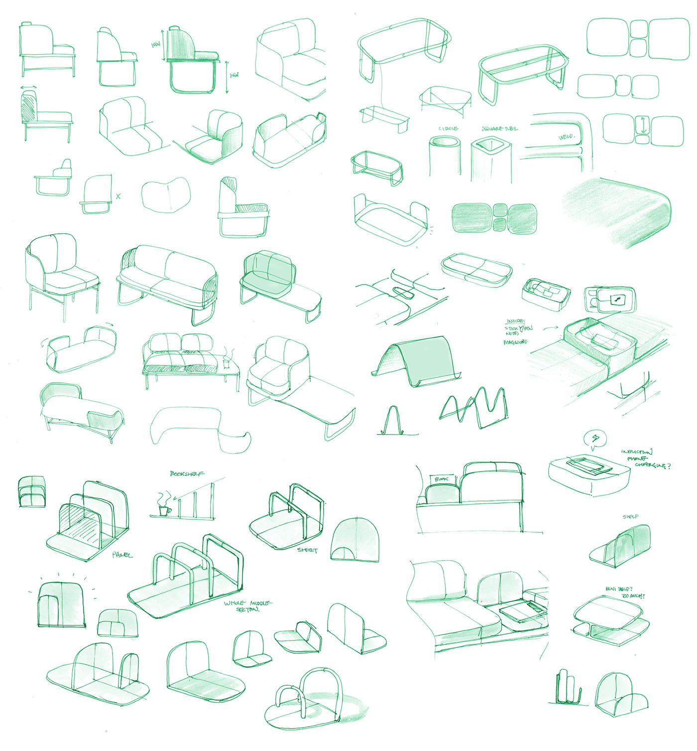 Bluetooth Speaker ，heart-shaped，Easy to carry，capsule，gules，lovers，speaker，Mirror design，Sofa design，Double sofa，Furniture home，facing each other，modern stylish，Advanced grey，