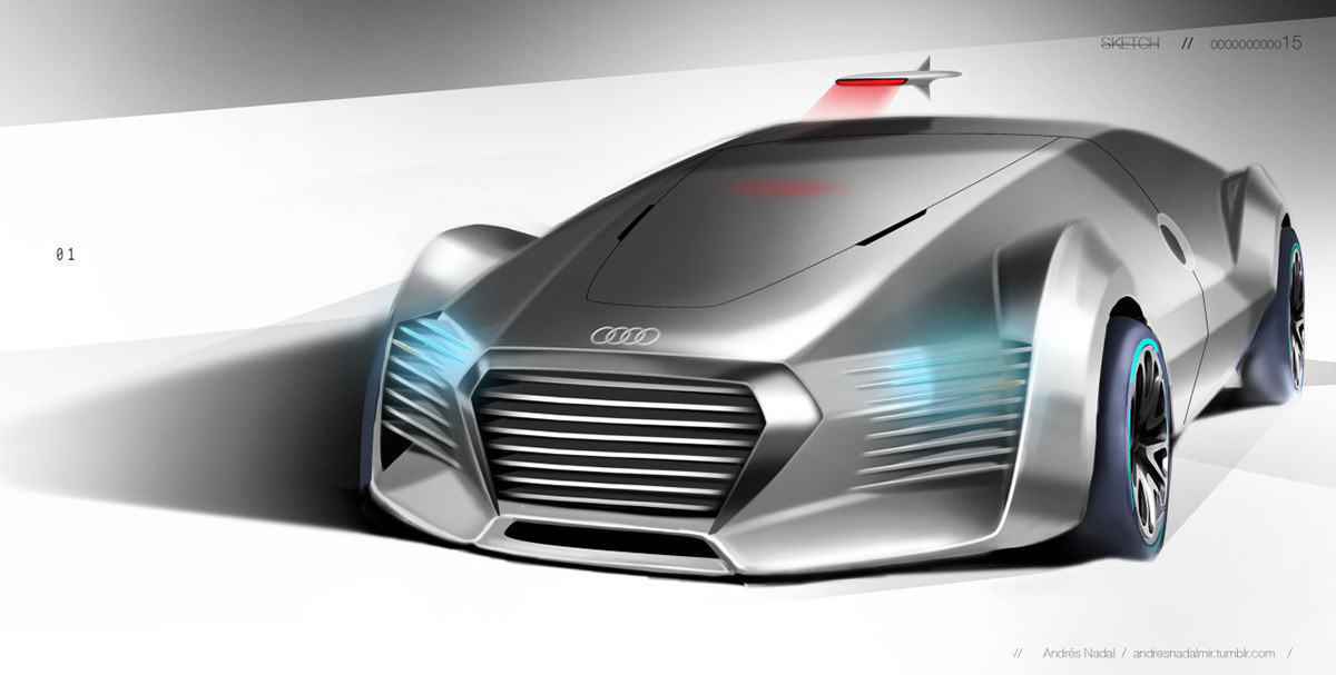 automobile，vehicle，Sports car，Hand drawn，design sketch，