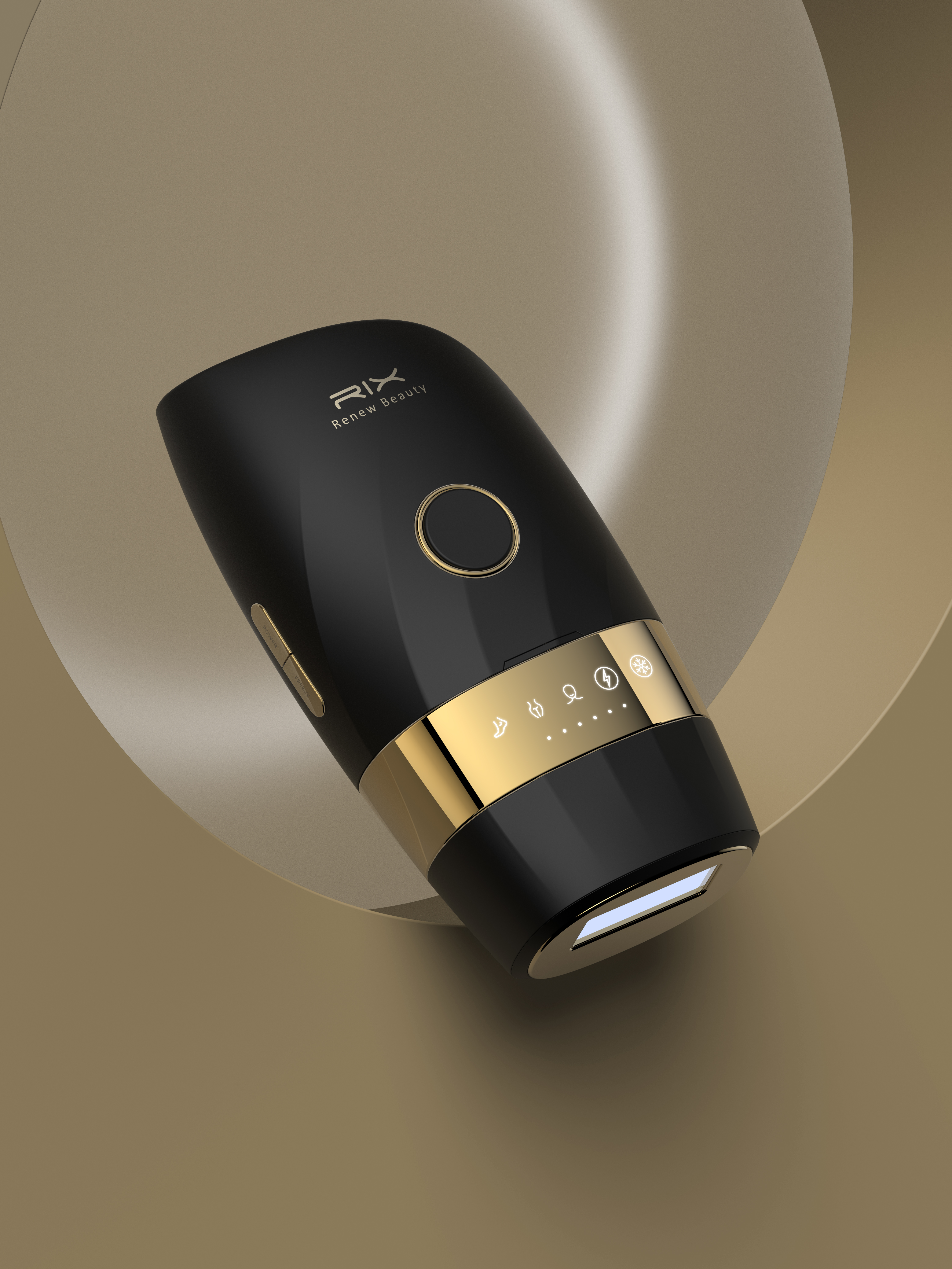 Laser hair removal instrument，RIX，Beauty products，product design，industrial design，