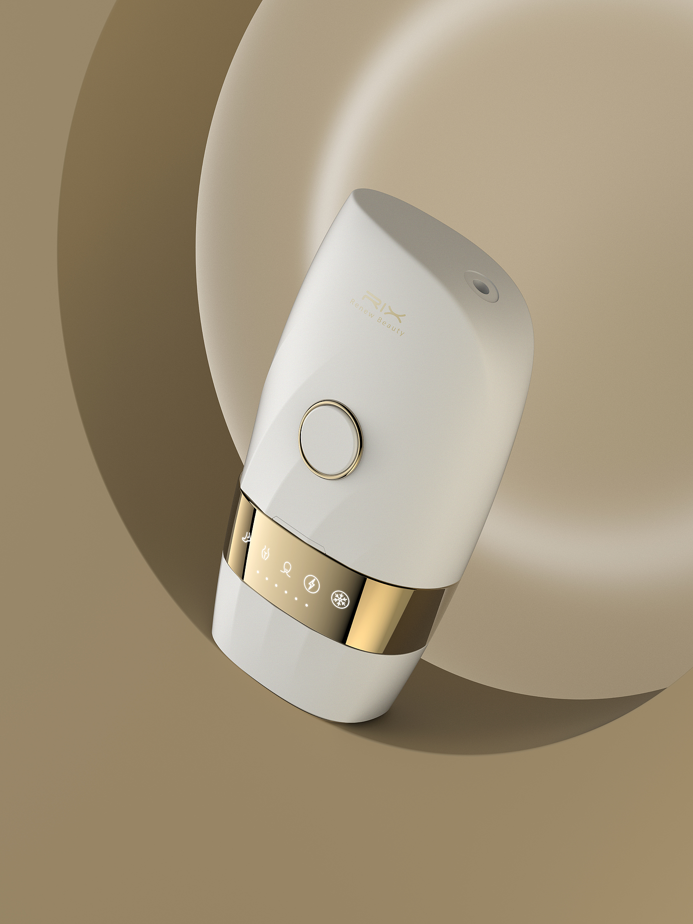 Laser hair removal instrument，RIX，Beauty products，product design，industrial design，