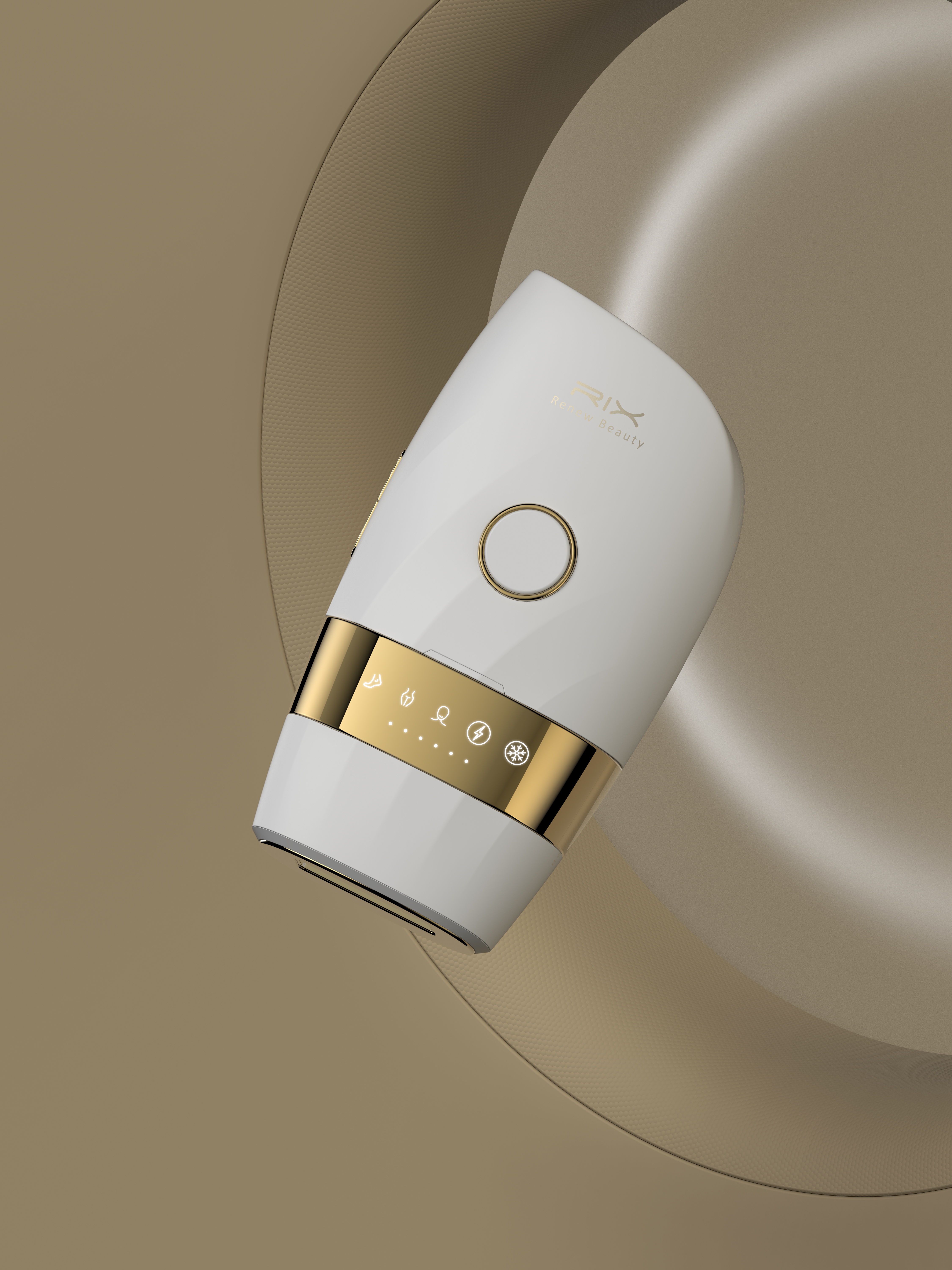 Laser hair removal instrument，RIX，Beauty products，product design，industrial design，