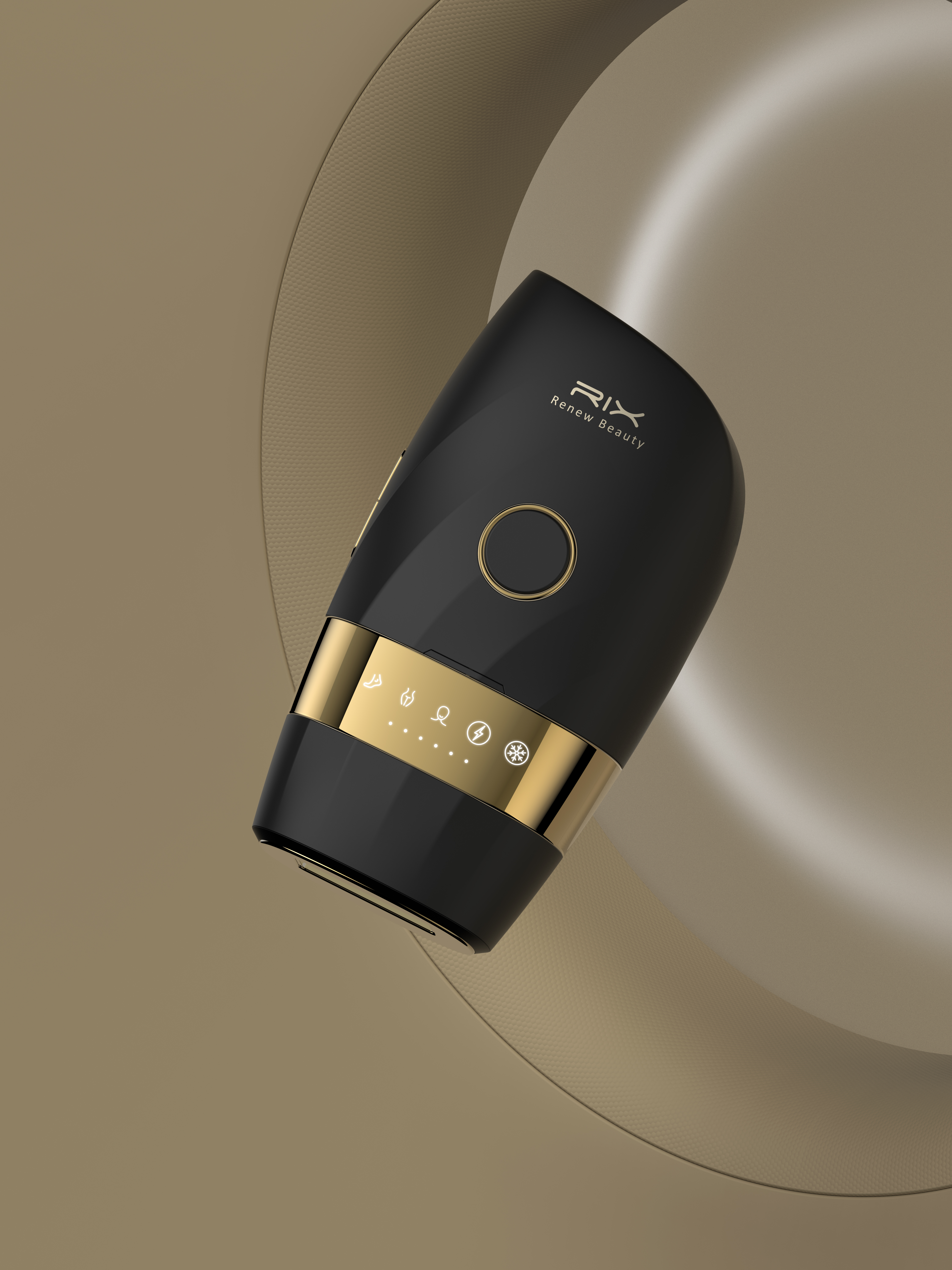 Laser hair removal instrument，RIX，Beauty products，product design，industrial design，