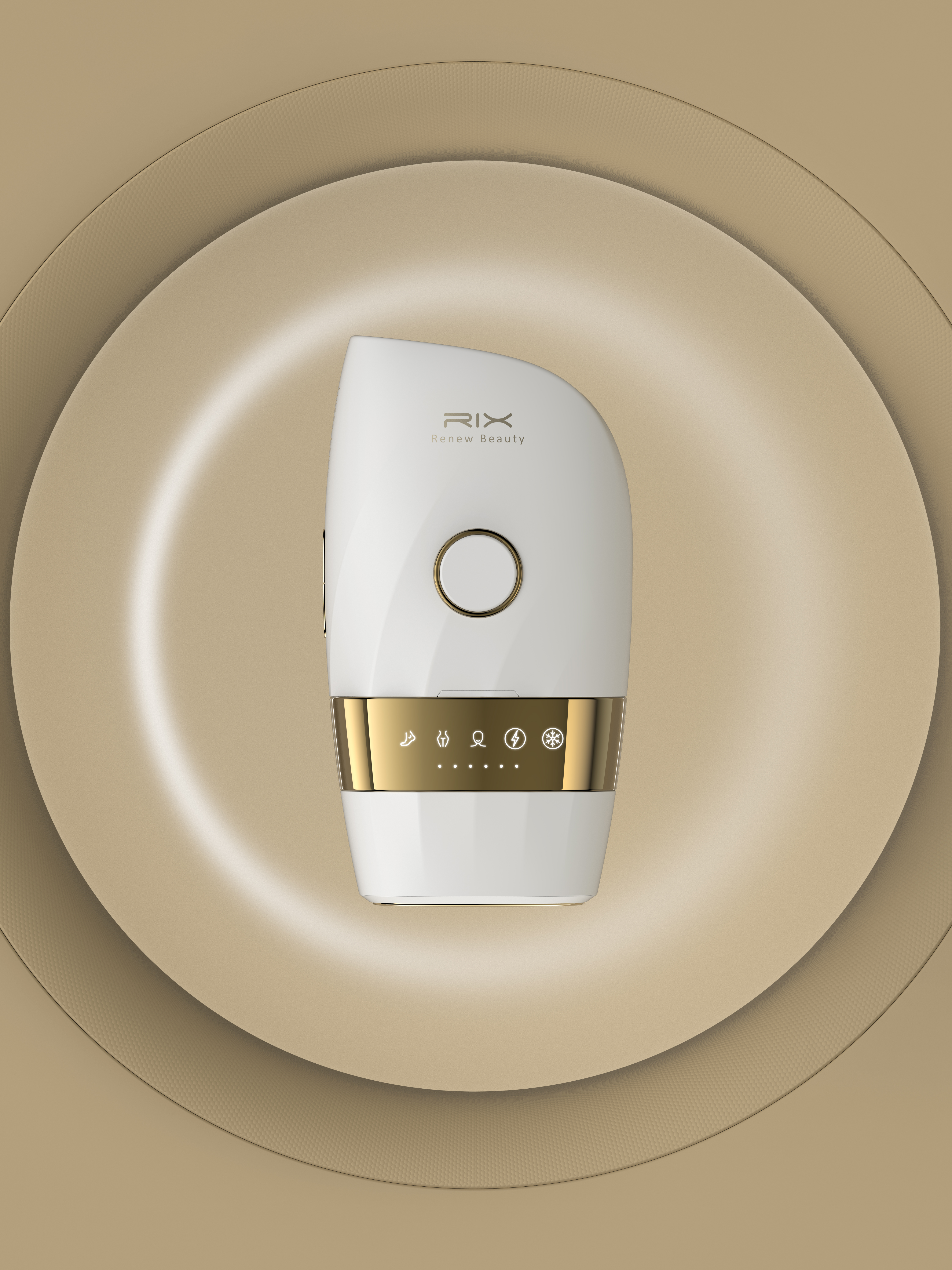 Laser hair removal instrument，RIX，Beauty products，product design，industrial design，