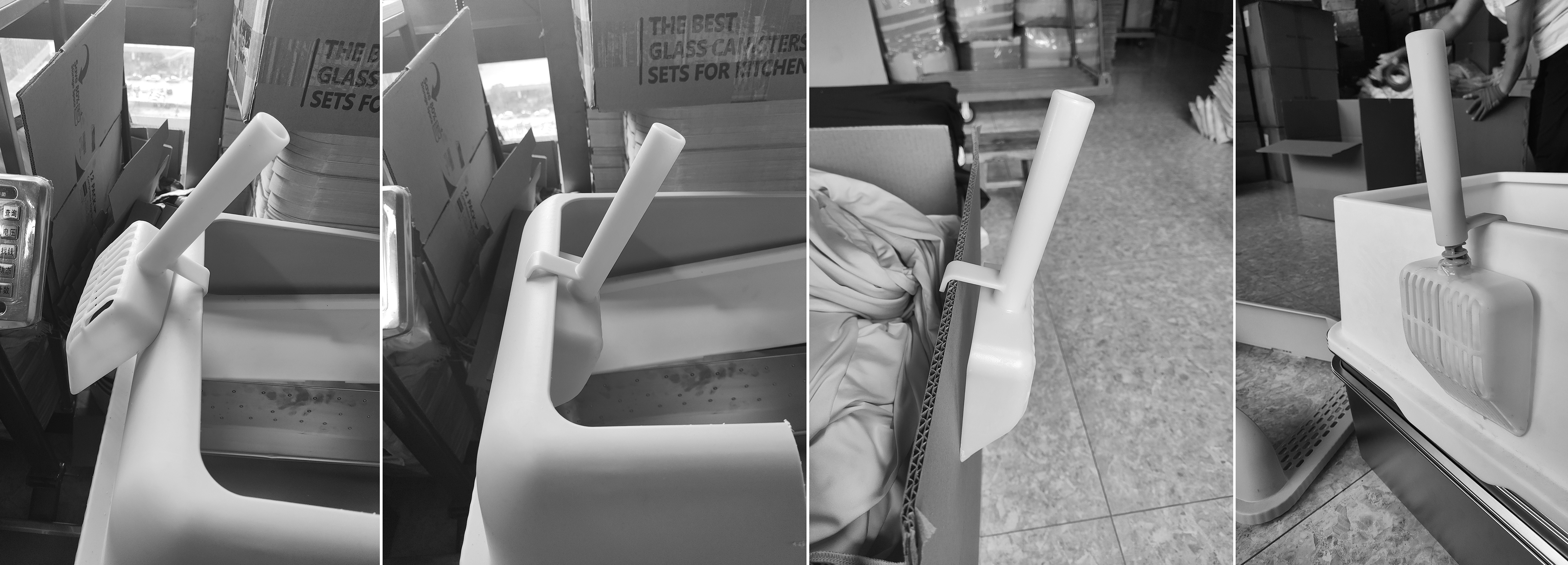 Cat litter box, metal litter box, anti-splash litter box，